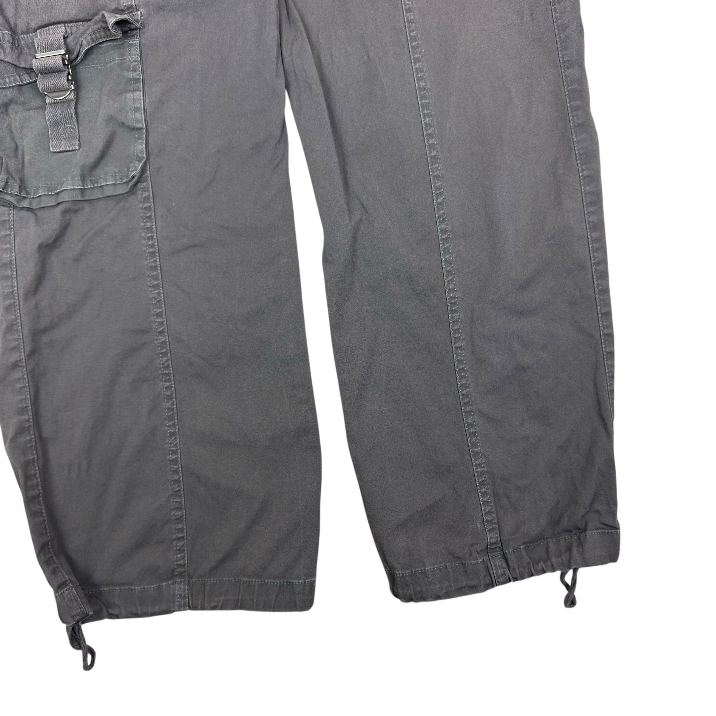 Ed Hardy Ed Hardy X Urban Outfitters Women's Gray Cotton Cargo Pant S Size 30" / US 8 / IT 44 - 7 Thumbnail