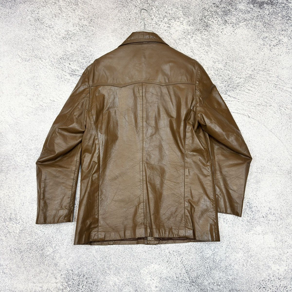 Vintage Vintage Mens Brown Leather Jacket M size Size US M / EU 48-50 / 2 - 6 Thumbnail