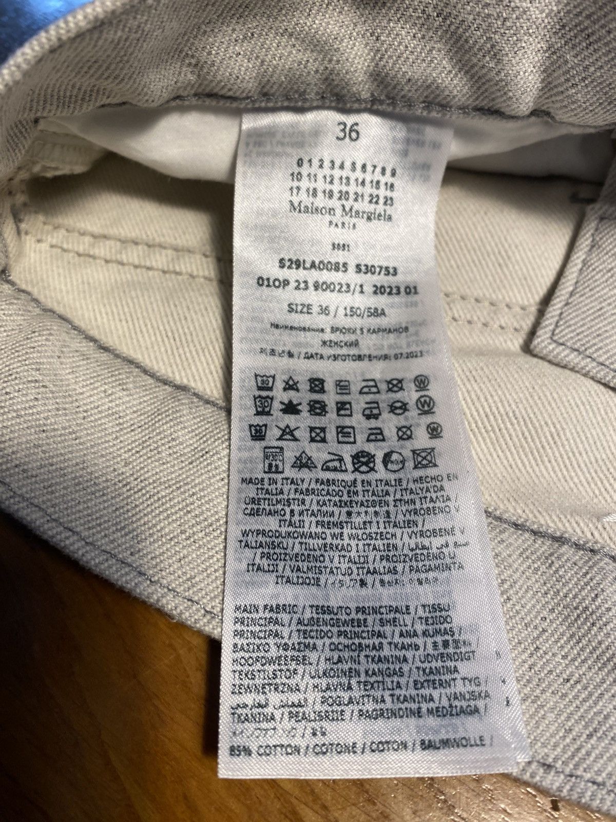 Maison Margiela Maison Margiela Jean S29LA0085 S30753 Size 25" / US 0 / IT 36 - 5 Thumbnail