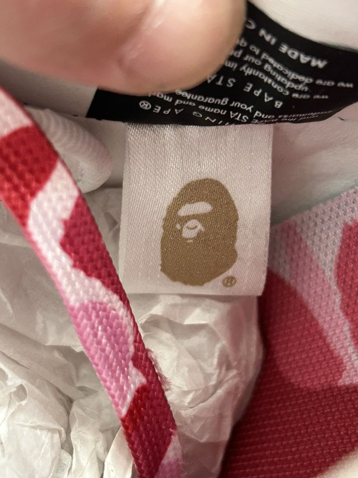 Bape Bape Sta Pink Camo Shoe 2021 Size US 9 / EU 42 - 7 Thumbnail