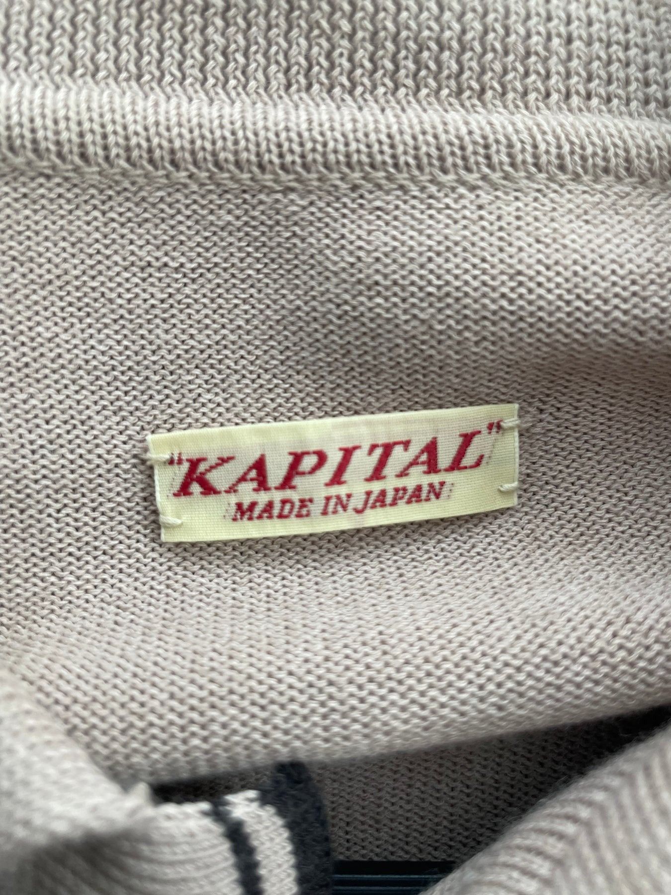 Kapital Archive Collared Knit Polo Sweater Size US M / EU 48-50 / 2 - 3 Thumbnail