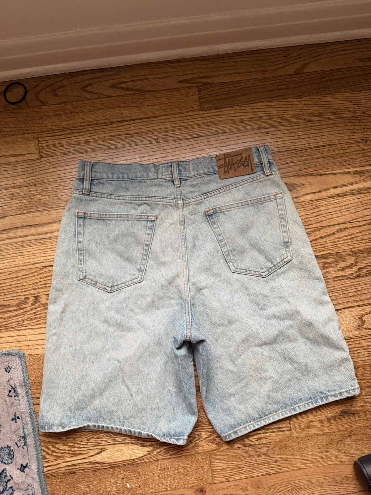 Stussy SS24 Beach Wash Big Ol’ Short Denim 30 Size US 30 / EU 46 - 2 Thumbnail