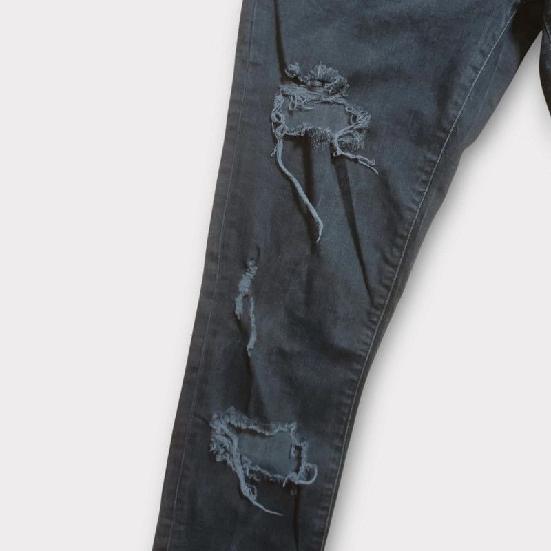 Other Only czarne damskie jeansy skinny naszywkami rock 2934 Size 29" - 5 Thumbnail