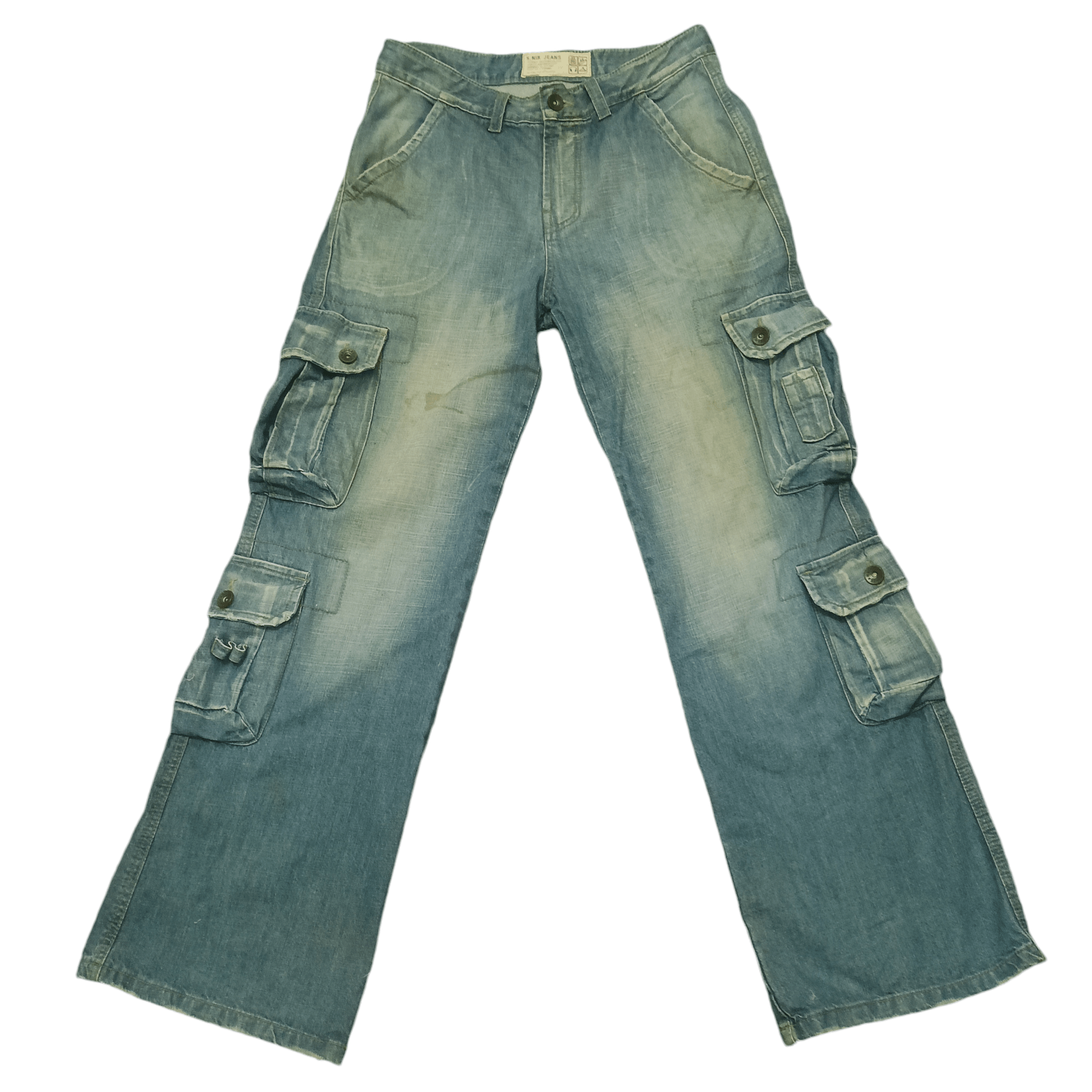 Who Decides War Vintage S.NIK Jeans 8 pocket distressed baggy jeans Size US 34 / EU 50 - 1 Thumbnail