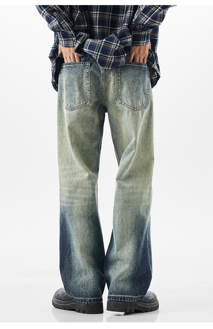Japanese Brand × Jean Vintage loose straight casual versatile gradient jeans Size US 32 / EU 48 - 4 Thumbnail