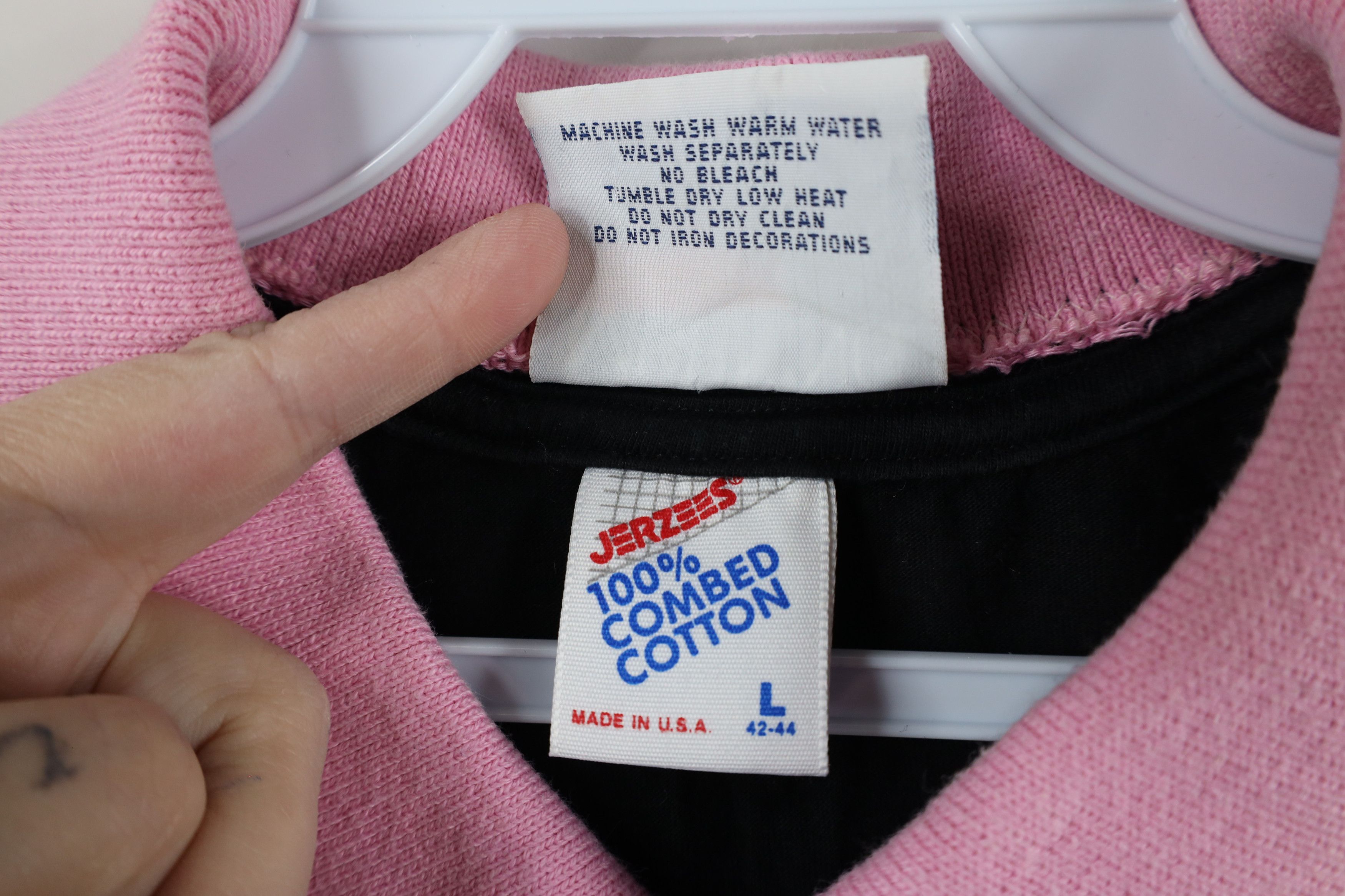 Vintage Vintage 90s Country Primitive Flower Collared T-Shirt USA Size L / US 10 / IT 46 - 8 Thumbnail