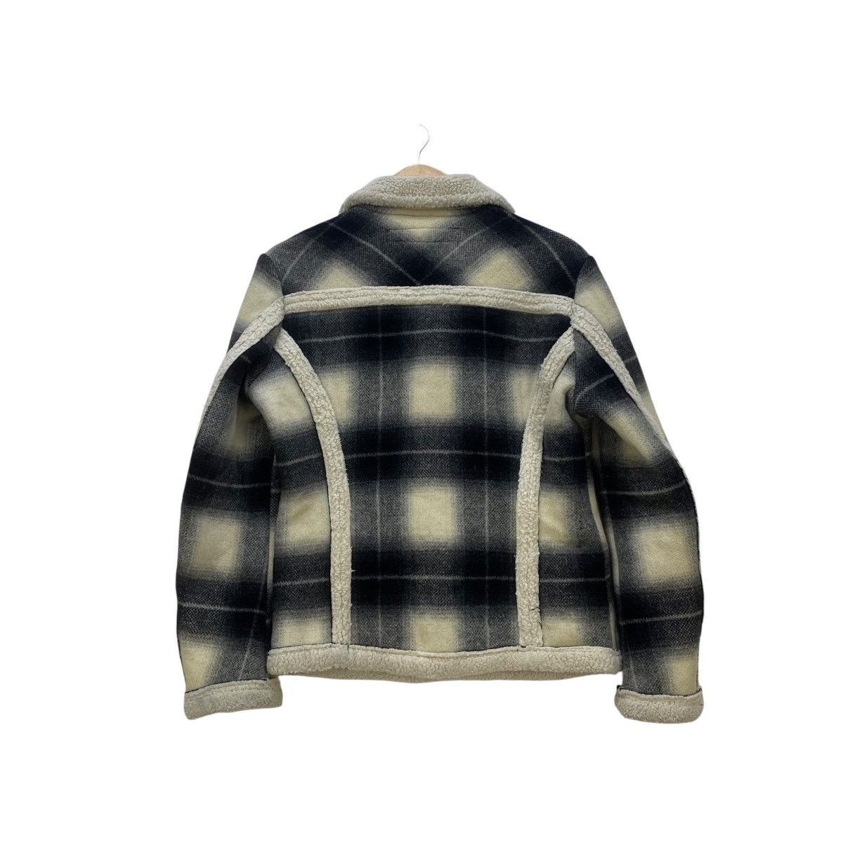 If Six Was Nine 🔥Awesome Gb Skin Plaid Tartan Shearling Jacket Size US M / EU 48-50 / 2 - 2 Thumbnail