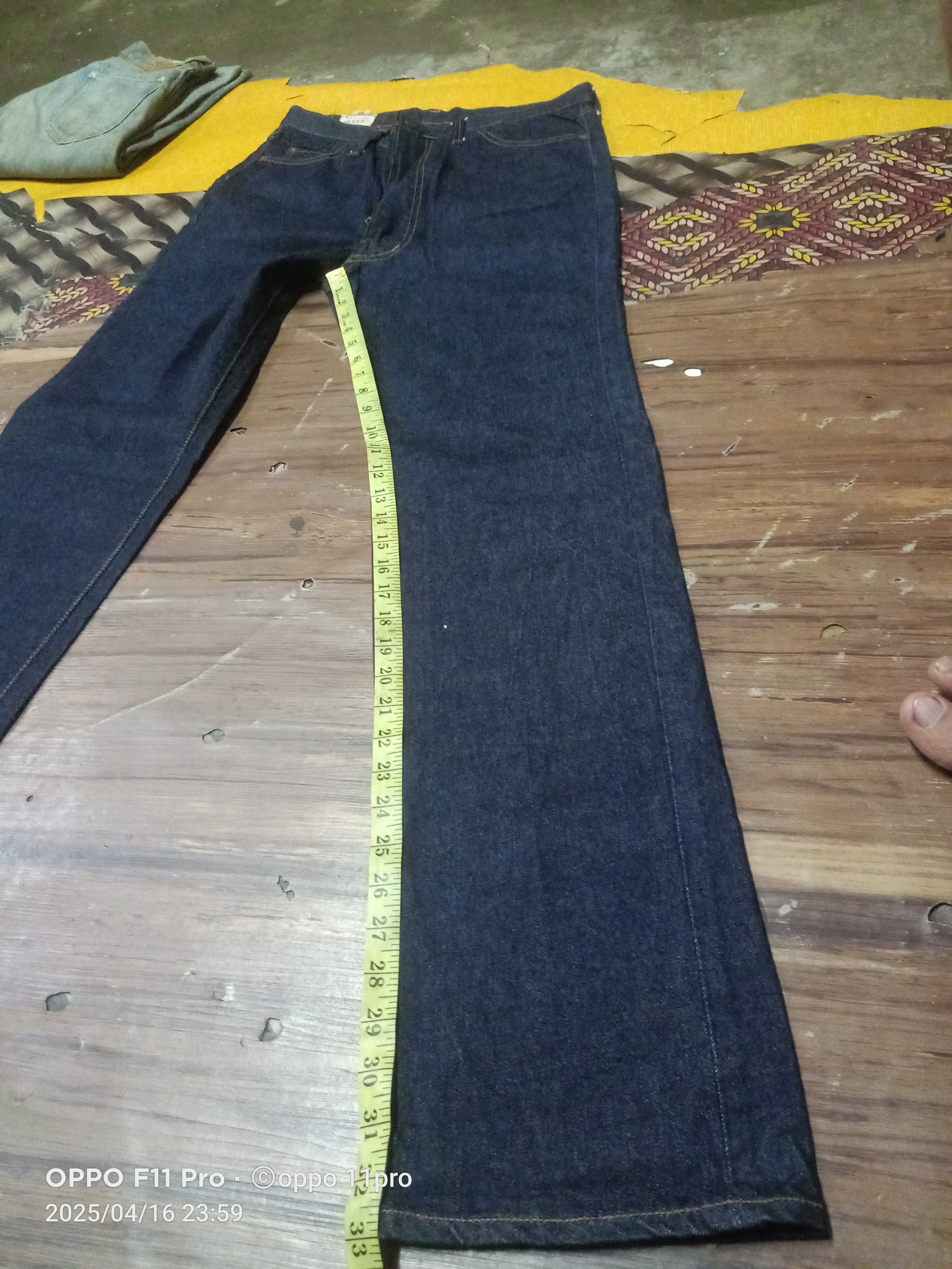 If Six Was Nine × Japanese Brand × Le Grande Bleu (L.G.B.) Modoc 90s Vtg Denim Flaredenim Loose Rise Rare Size US 32 / EU 48 - 17 Thumbnail
