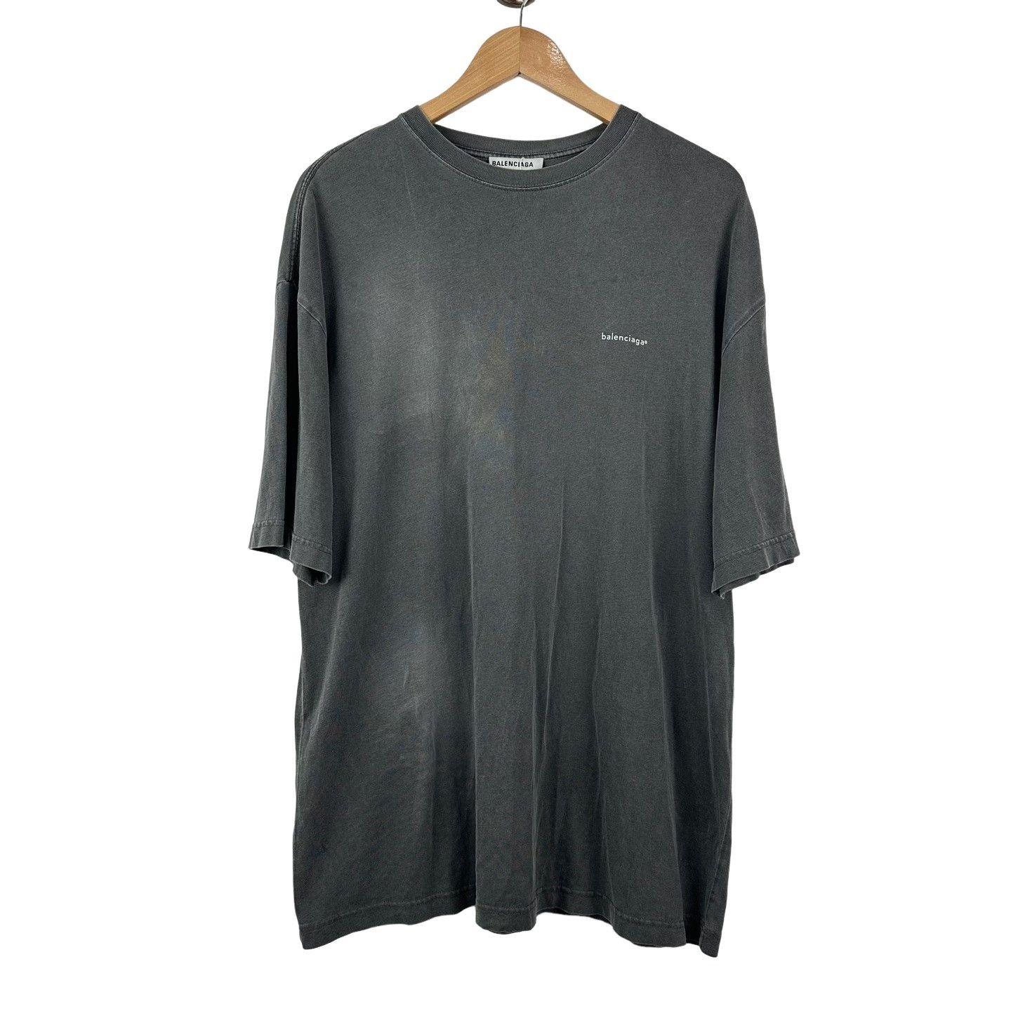 Balenciaga Balenciaga Faded Logo T-Shirt Size S Size US S / EU 44-46 / 1 - 1 Thumbnail