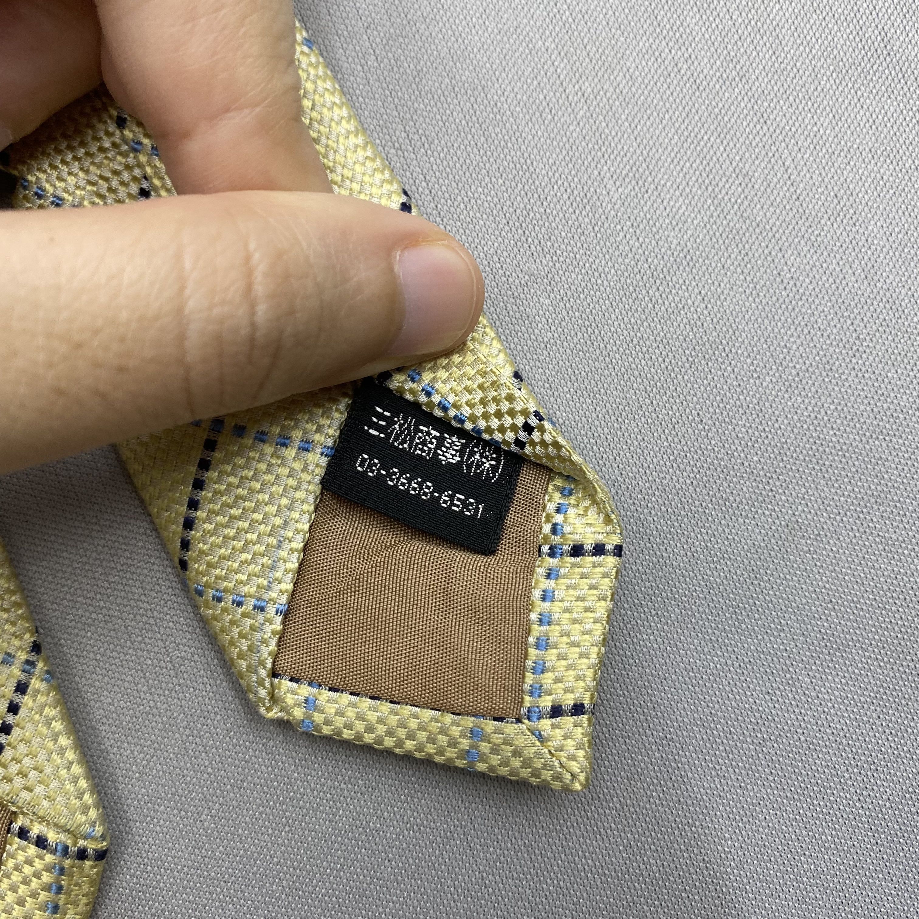 Aquascutum Vintage Aquascutum SILK Necktie Cravate Pure Silk Neck Tie Size ONE SIZE - 8 Thumbnail
