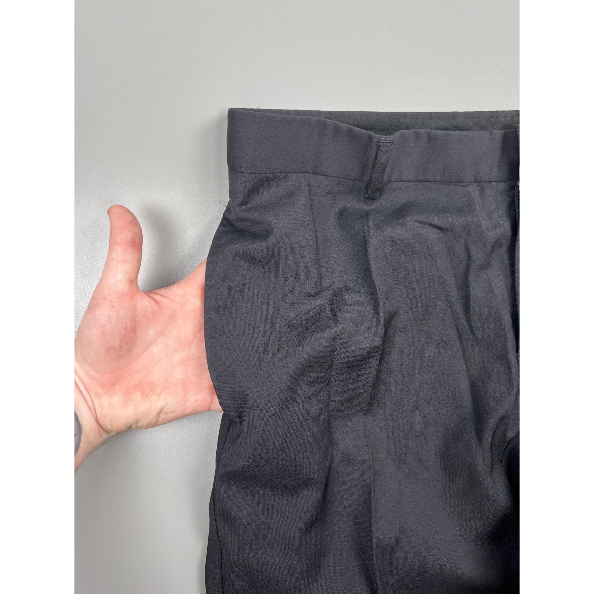 Dior Dior Homme By Hedi Slimane Wool Trousers (Y1019) Size US 36 / EU 52 - 3 Thumbnail