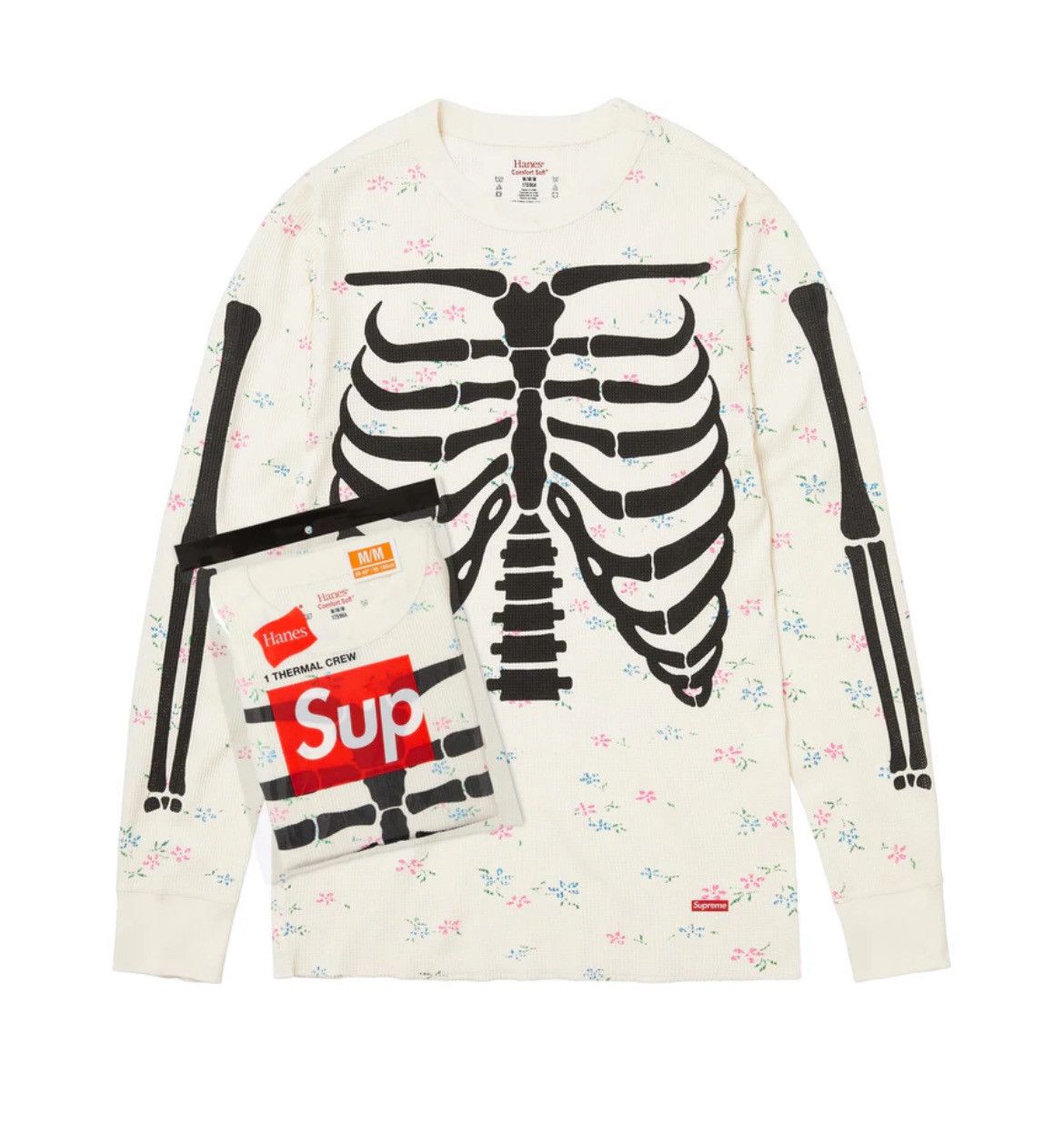 Supreme Supreme Floral Bones Thermal FW25 Size US XL / EU 56 / 4 - 1 Preview