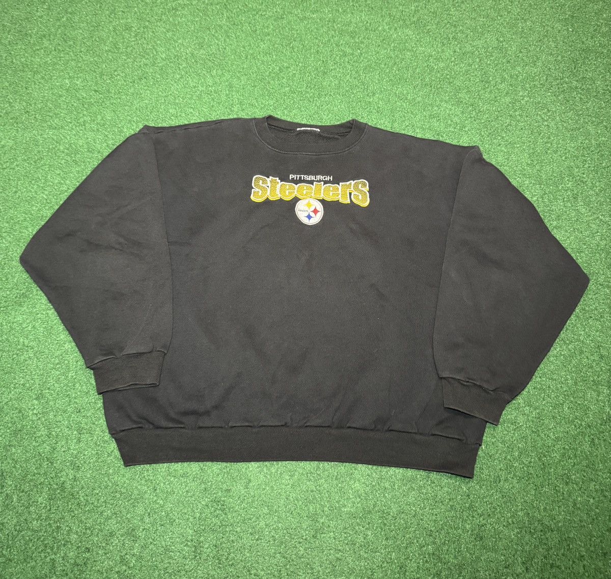NFL Steelers Super Boxy Crewneck 90s XXL/3XL 29x27 Sweatshirt Size US XXL / EU 58 / 5 - 1 Thumbnail