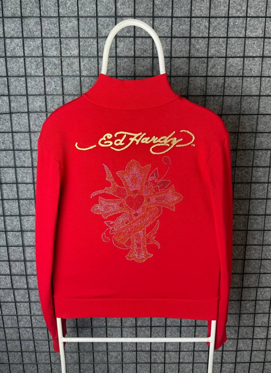 Ed Hardy Ed hardy Zip Track Jacket Size Small Size S / US 4 / IT 40 - 1 Thumbnail