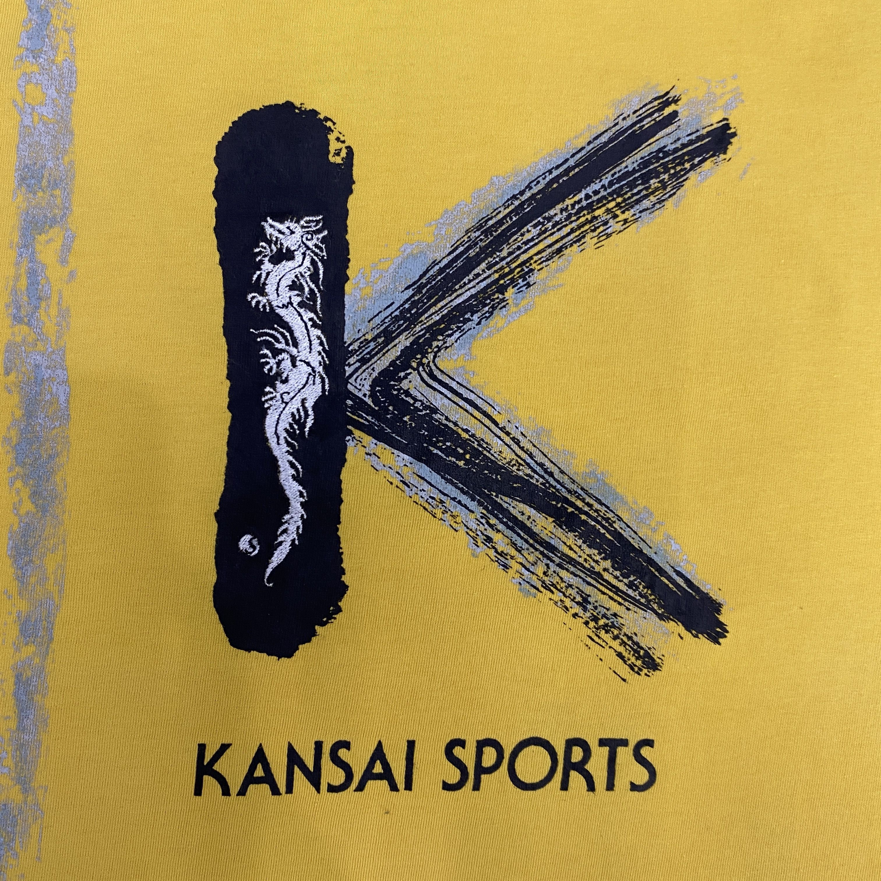 Japanese Brand Vintage Kansai Sports Shirt - J022 Size US L / EU 52-54 / 3 - 3 Thumbnail