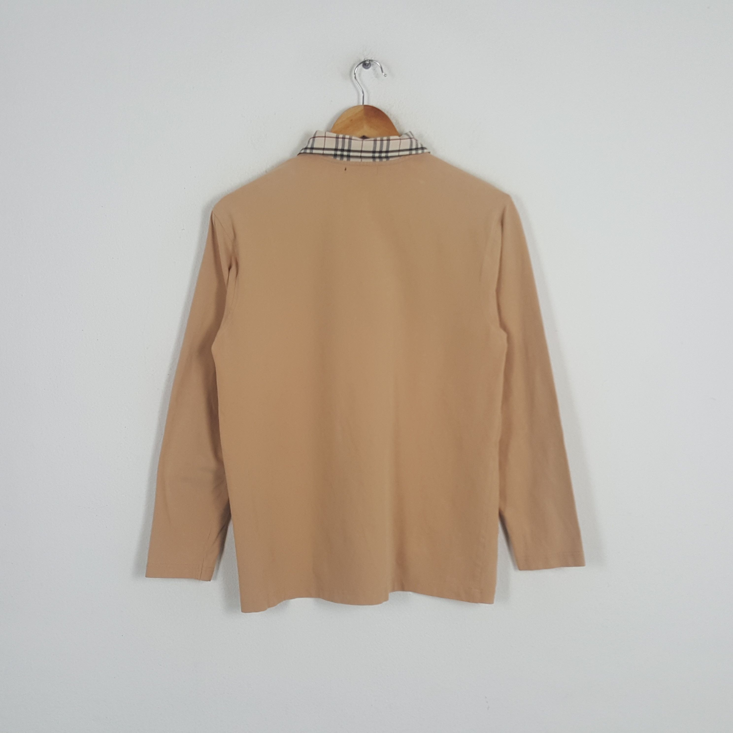 Burberry × Vintage Vintage Burberry London Nova Check Designer Polos Size US M / EU 48-50 / 2 - 3 Thumbnail