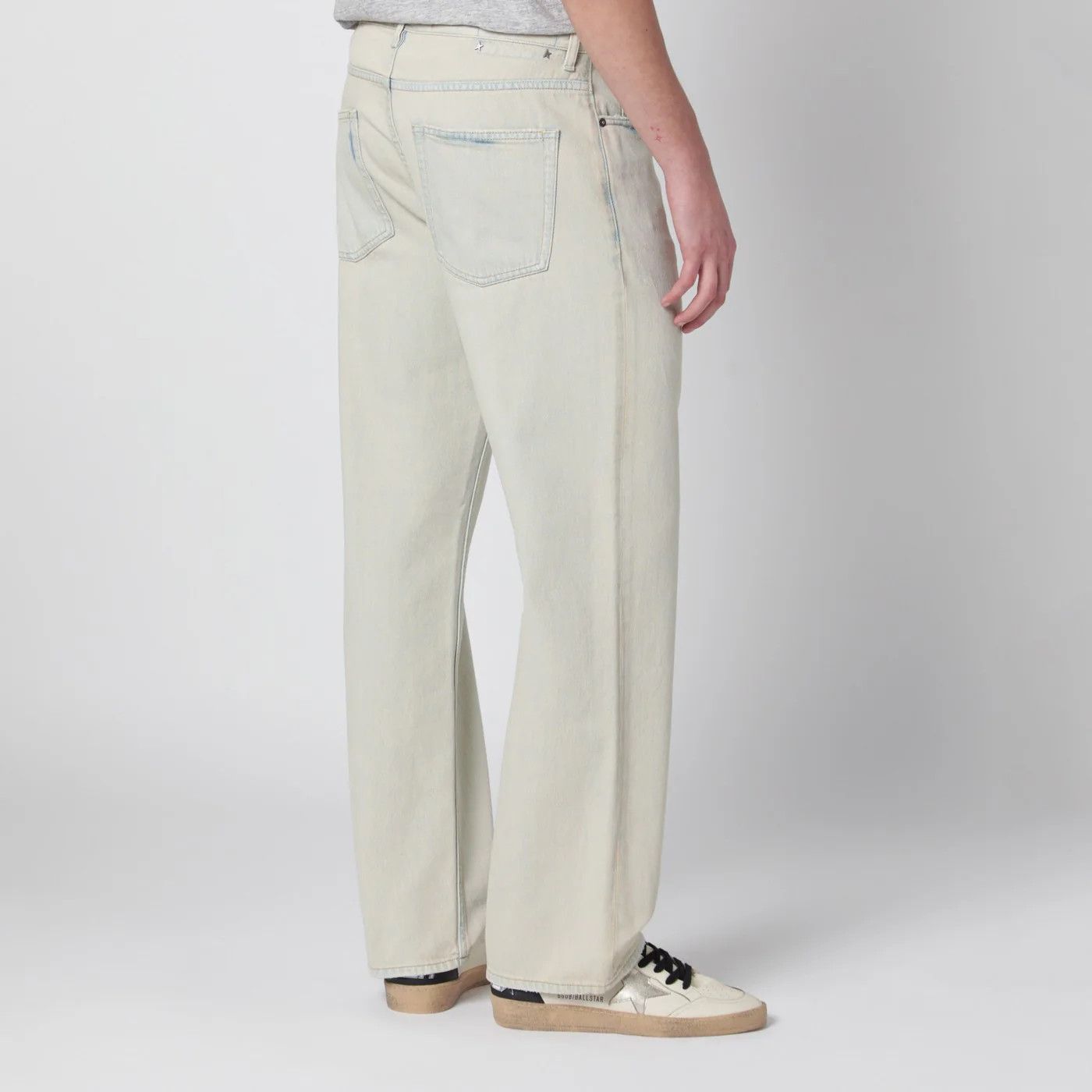Golden Goose o1d2blof0426 Denim Jeans in Beige Size US 34 / EU 50 - 3 Thumbnail