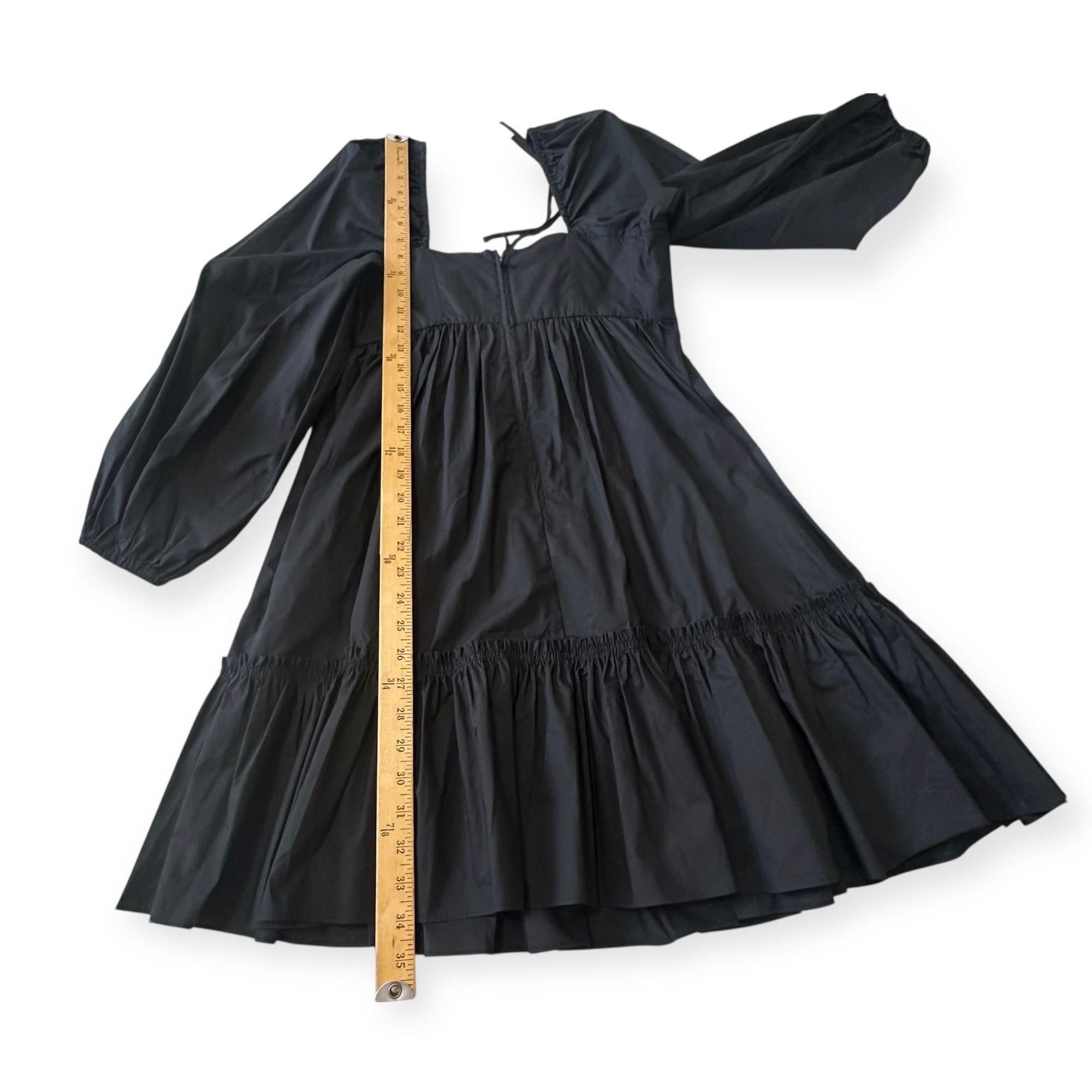 Ulla Johnson Ulla Johnson Alita Dress in Noir/Black, Mini Dress, Size 2, Size XS / US 0-2 / IT 36-38 - 14 Thumbnail