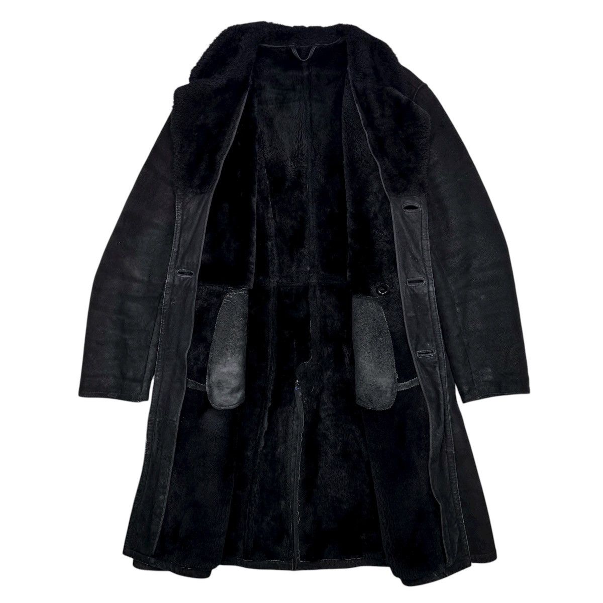 Vintage VINTAGE DOUBLE BREASTED LONG COAT Size US L / EU 52-54 / 3 - 3 Thumbnail