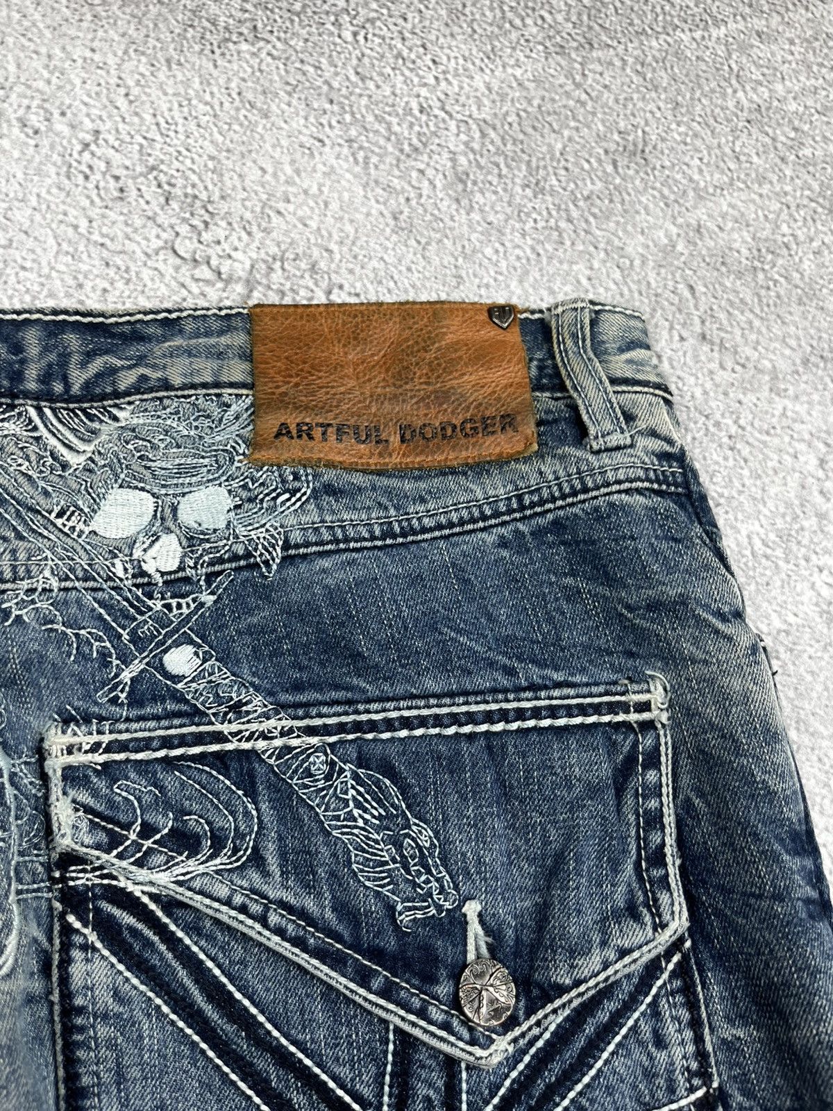 Artful Dodger Rare Jesse Pinkman Embroidered Wings Artful Dodger Denim Size US 36 / EU 52 - 4 Thumbnail