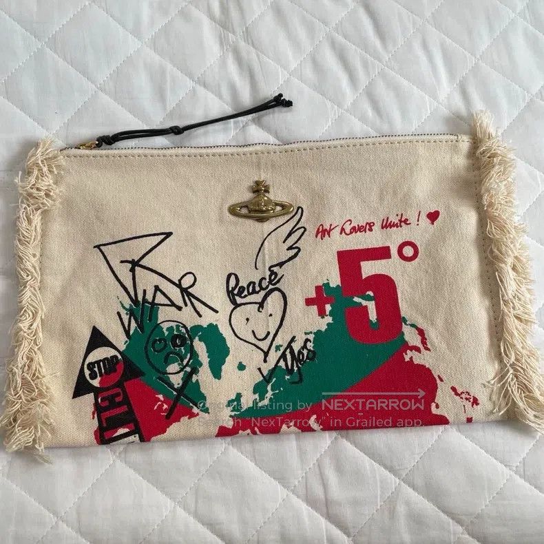 Vivienne Westwood Vivienne Westwood size os Canvas bag, clutch bag Size ONE SIZE - 2 Thumbnail