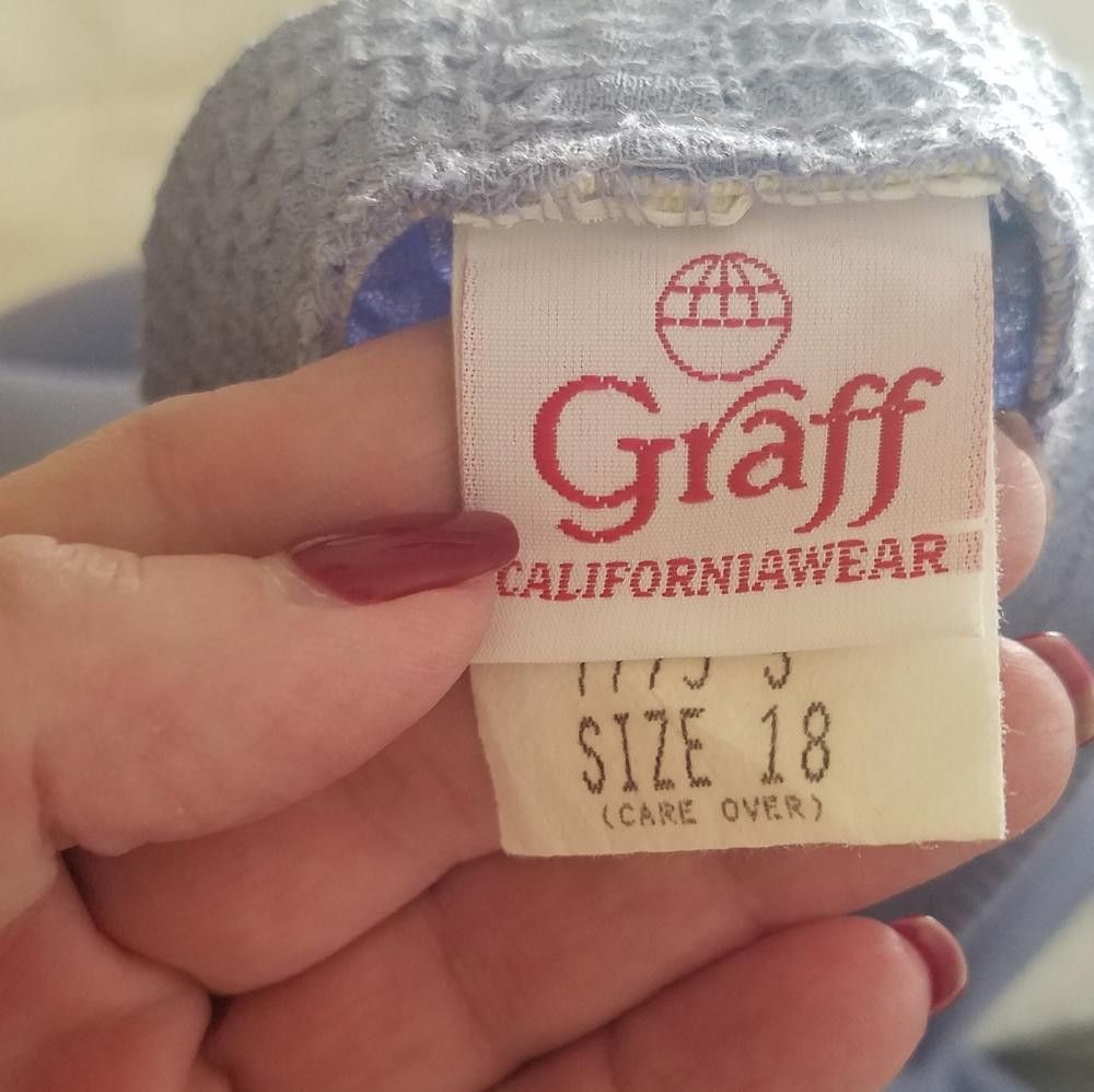 Designer Graff Polyester Pants Size 18 Size 40" / US 18 - 3 Thumbnail