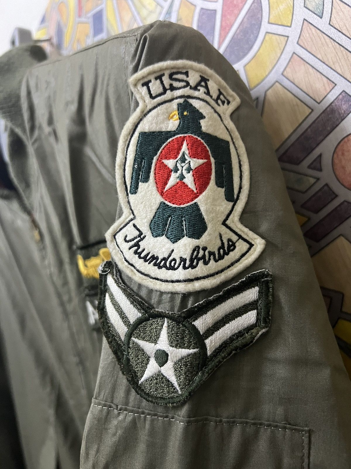 Other U.S.AIR .FORCE JACKET USAF. (GJ38) Size US L / EU 52-54 / 3 - 10 Thumbnail