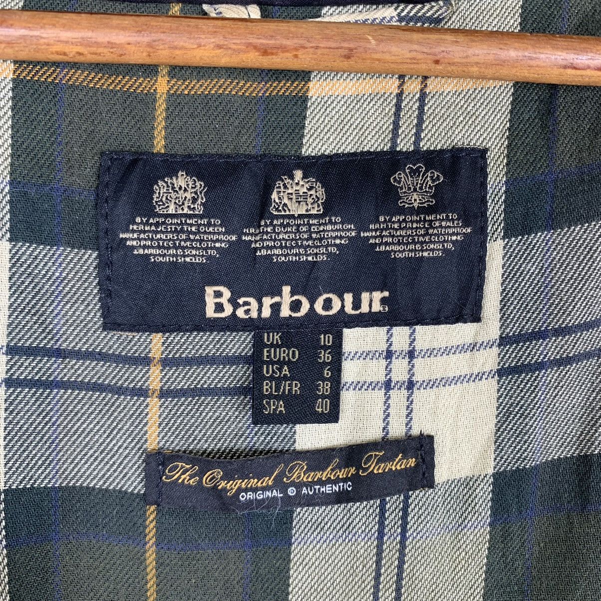 Barbour Vintage Barbour Tartan Waxed Cotton Raincoat Size US S / EU 44-46 / 1 - 9 Thumbnail