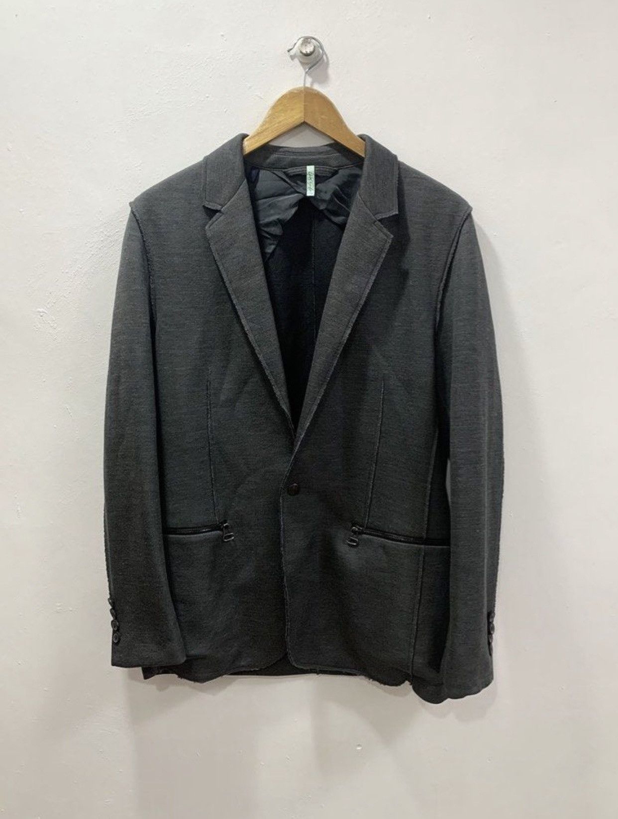 Lanvin LANVIN LUCAS OSSENDRIJVER SINGLE SNAP BUTTON BLAZER JACKET Size US S / EU 44-46 / 1 - 1 Thumbnail