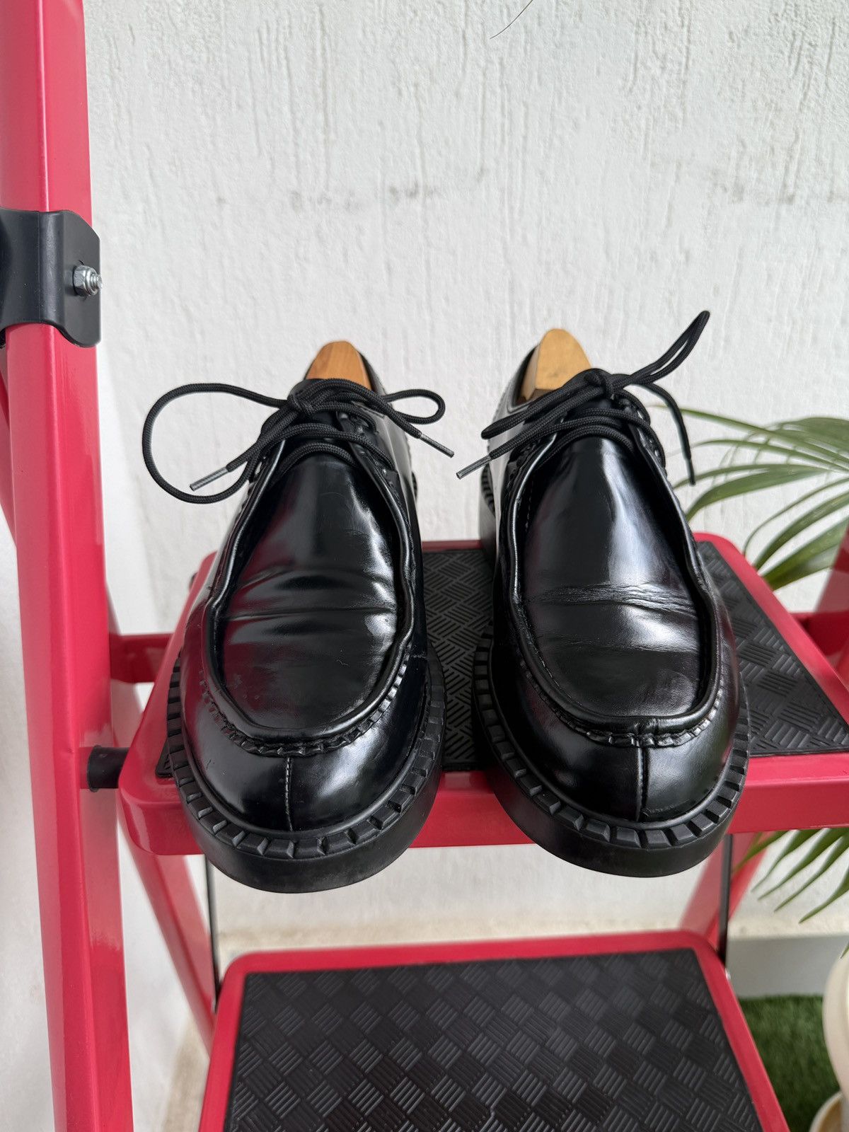 Prada brush leather loafers Size US 7 / EU 40 - 6 Thumbnail