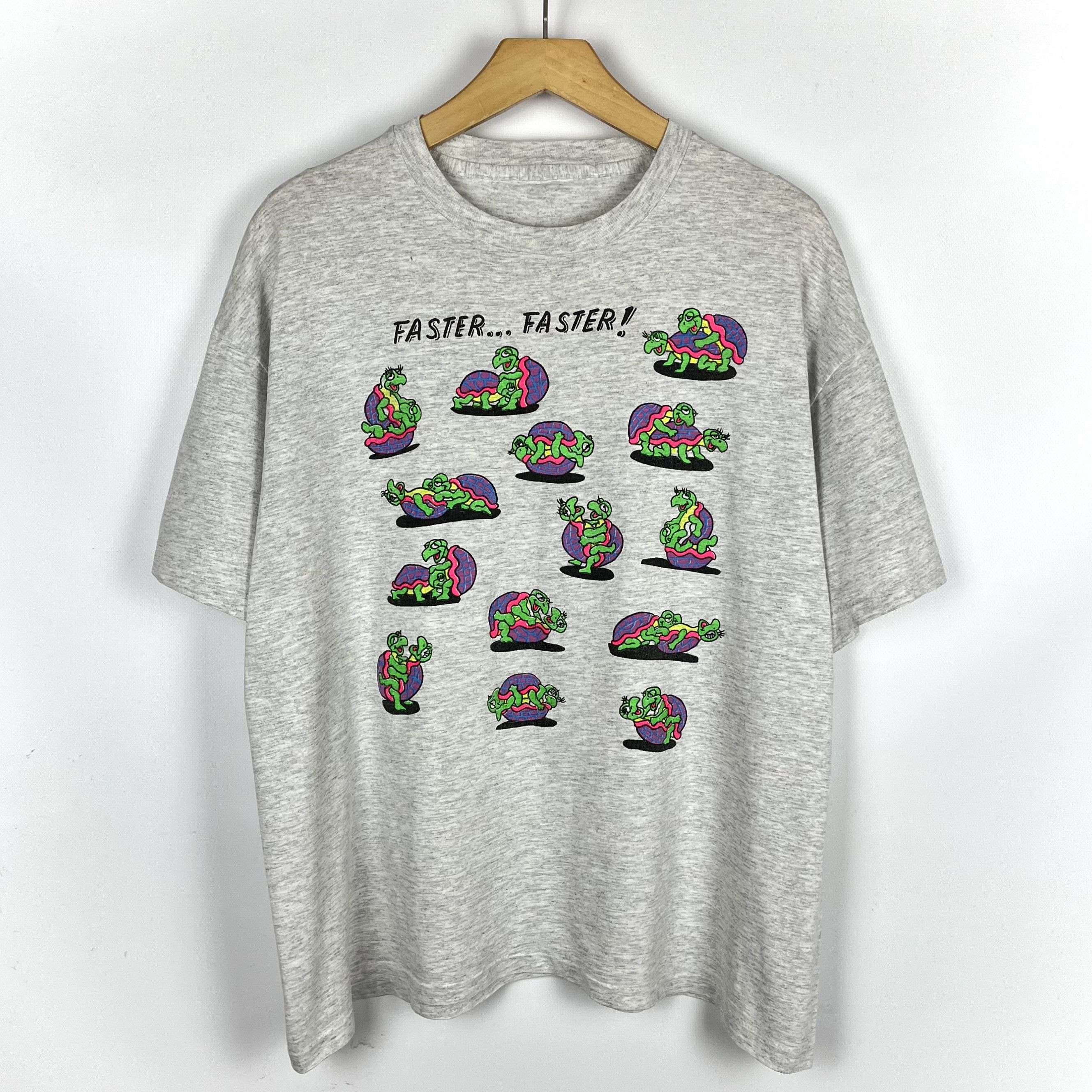 Vintage Vintage Turtle Sex “Faster Faster” Adult Humor T Shirt 90’s Size US M / EU 48-50 / 2 - 1 Thumbnail