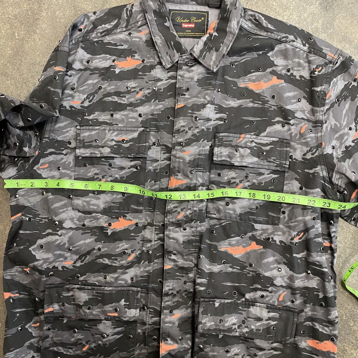 Jun Takahashi × Supreme × Undercover Supreme Undercover Studded Button Up Shirt Size US L / EU 52-54 / 3 - 6 Thumbnail