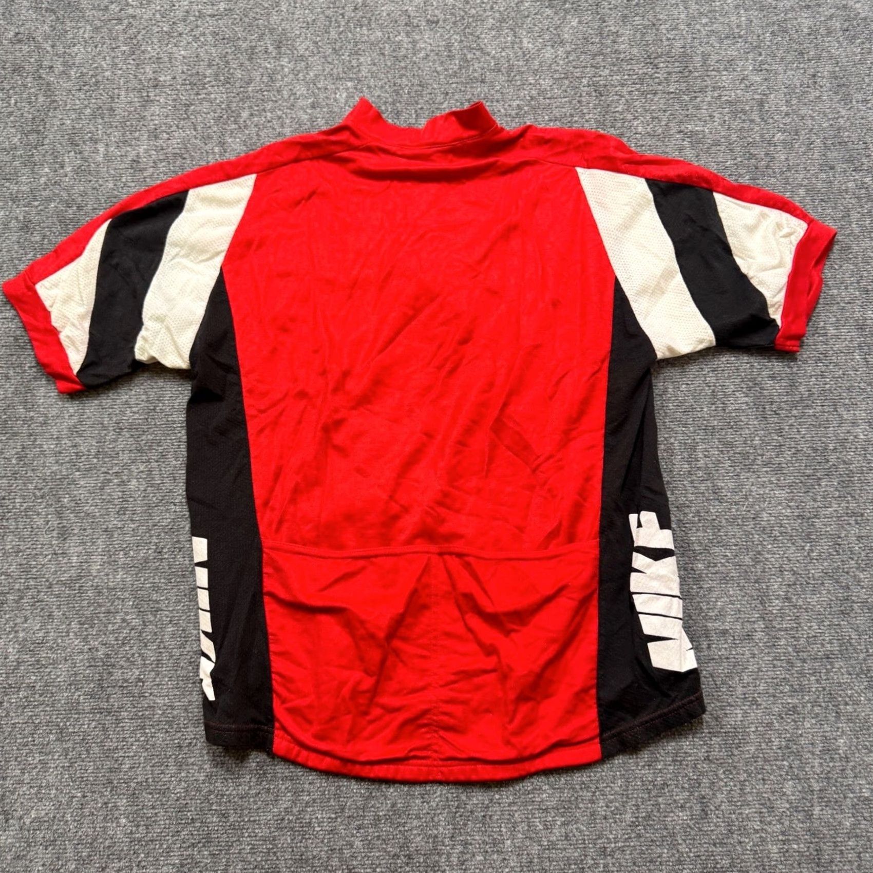 Nike VINTAGE Nike Quarter Zip Shirt XL Men Red 90s Activewear Cotton Paper Tag Y2K Size US XL / EU 56 / 4 - 7 Thumbnail