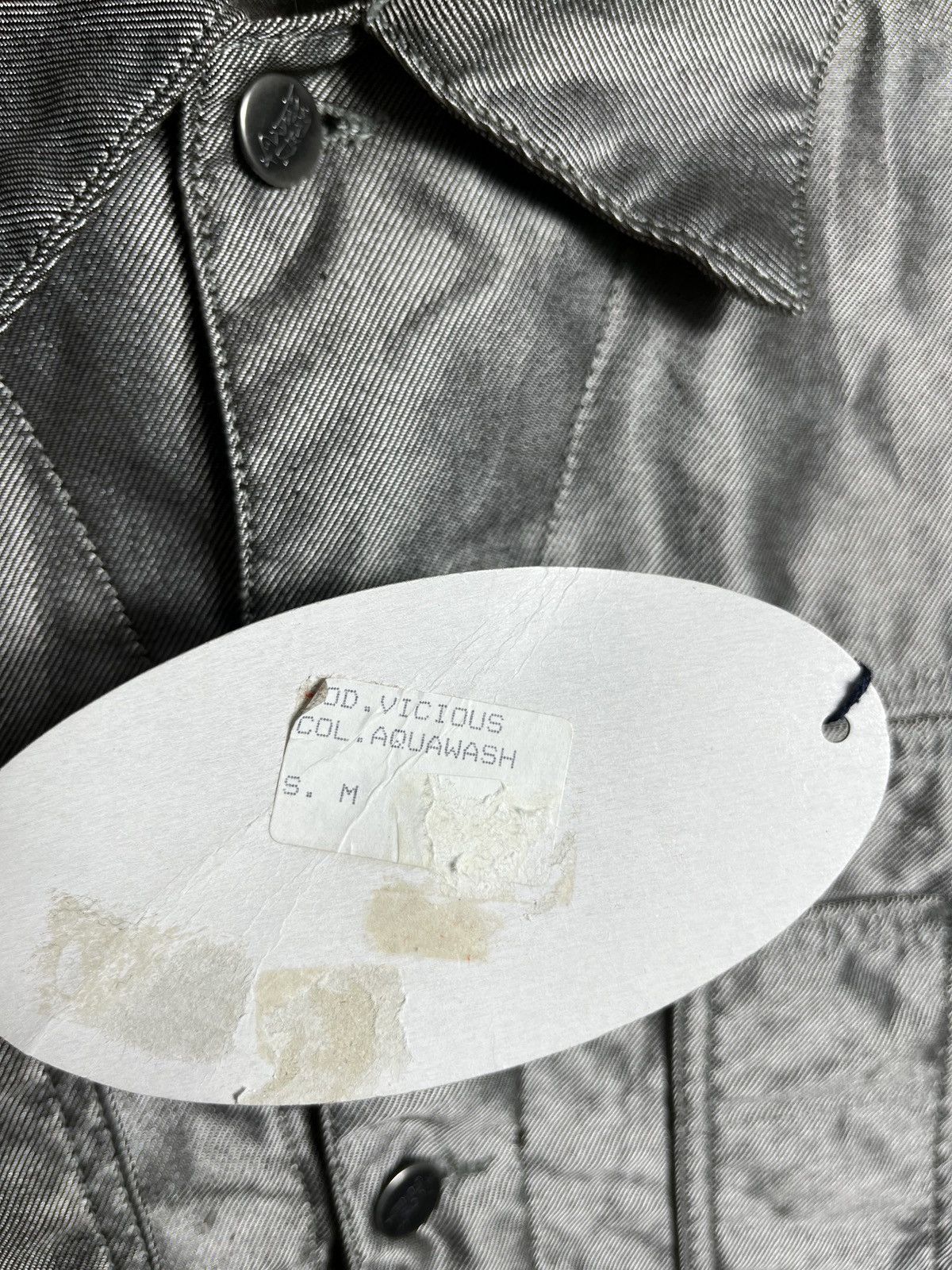 Other Redrum denim jacket hip hop rap grey men’s button Size US M / EU 48-50 / 2 - 6 Thumbnail