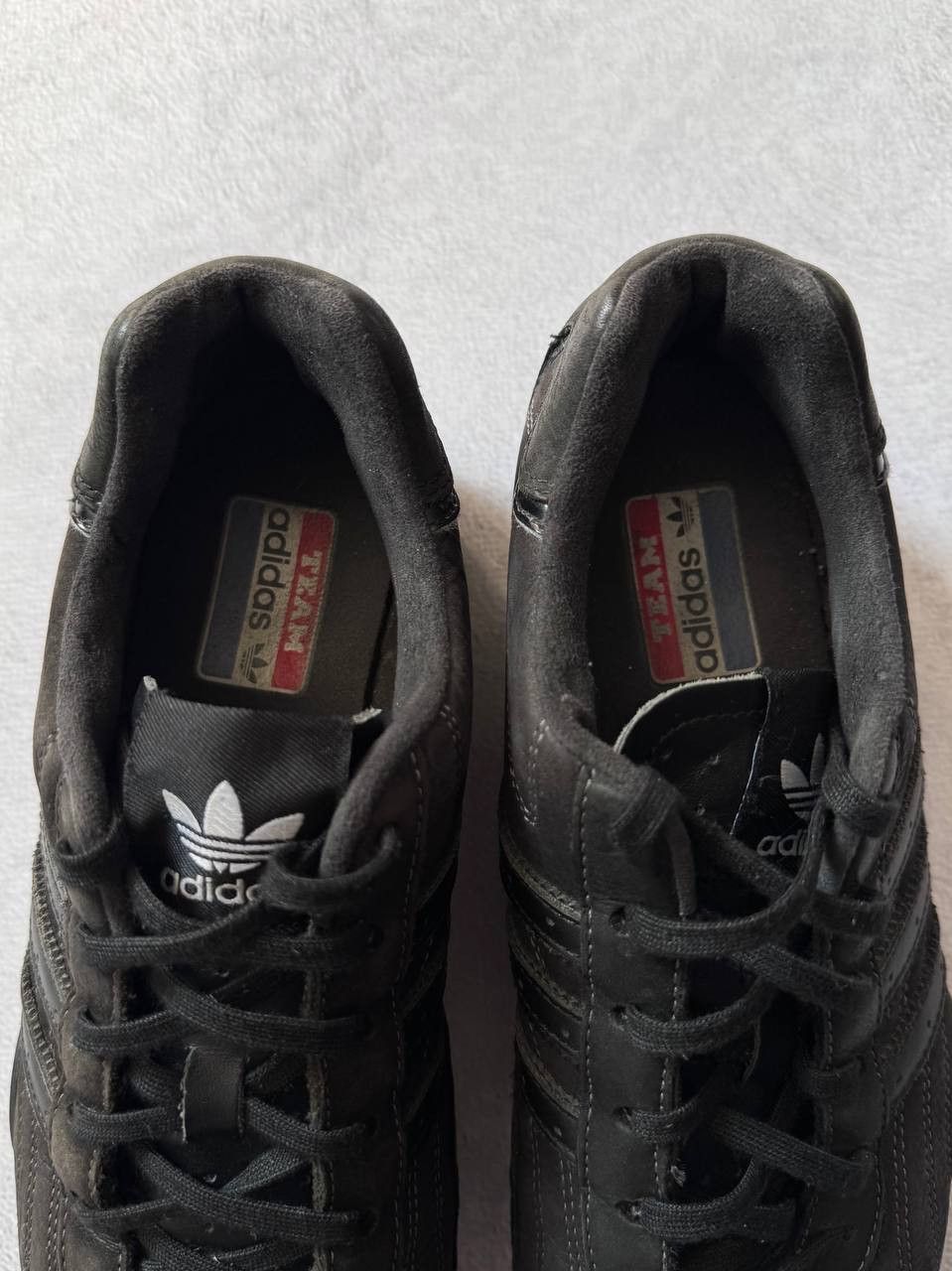 Adidas Vintage Y2k Adidas Goodyear Black Leather Sneakers Size US 9 / EU 42 - 7 Thumbnail