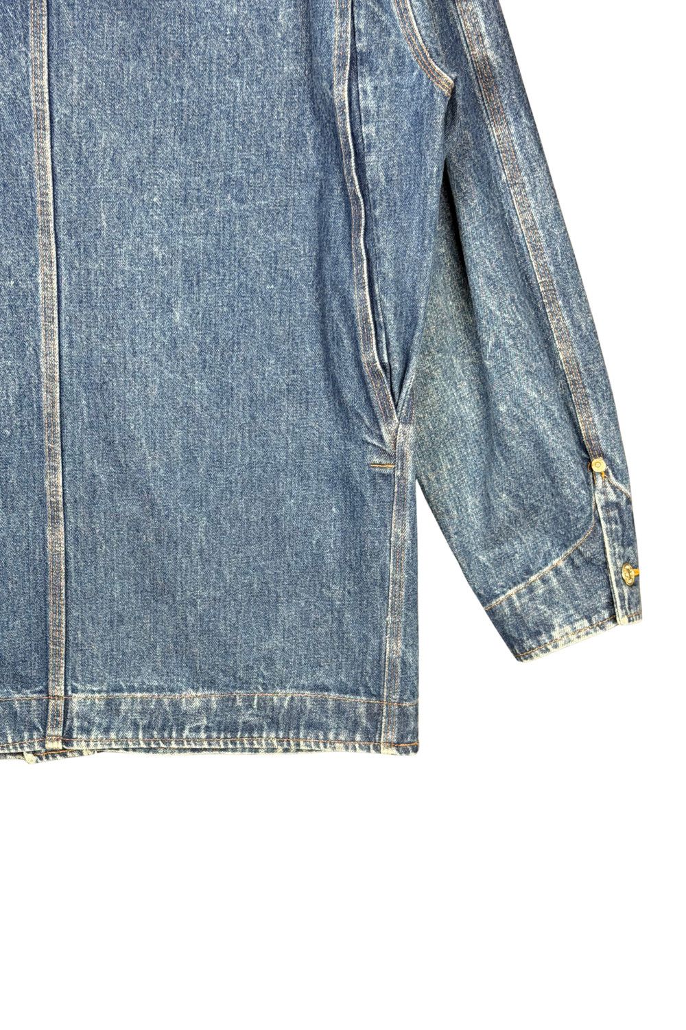 Polo Ralph Lauren Vintage Polo Ralph Lauren Denim Chore Jacket FW91 Workwear Size US S / EU 44-46 / 1 - 12 Thumbnail