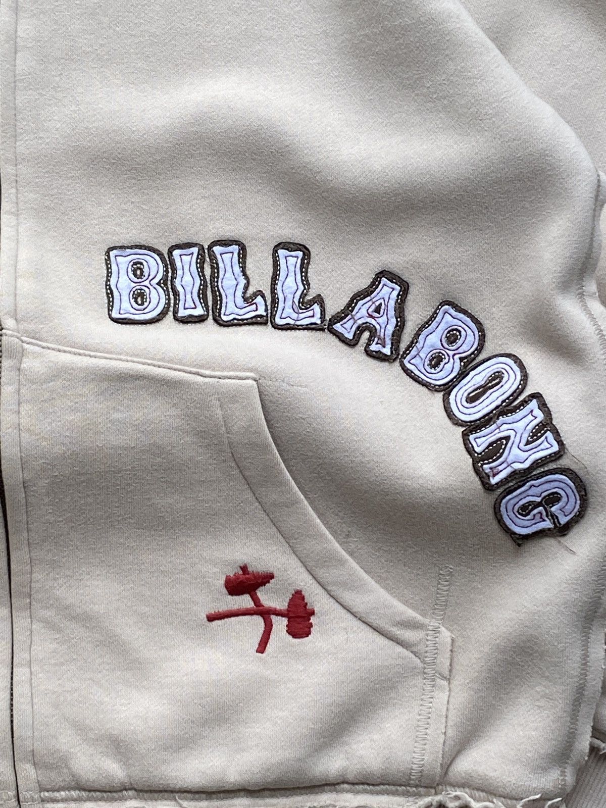 Billabong Vintage Y2K Billabong Thermal Lined Zip Up Hoodie Size US M / EU 48-50 / 2 - 5 Thumbnail