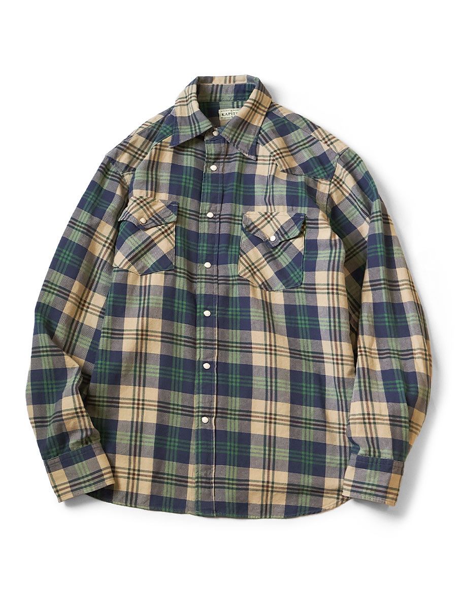 Kapital kapital Columbia-check Husky Western Shirt Size US L / EU 52-54 / 3 - 1 Thumbnail