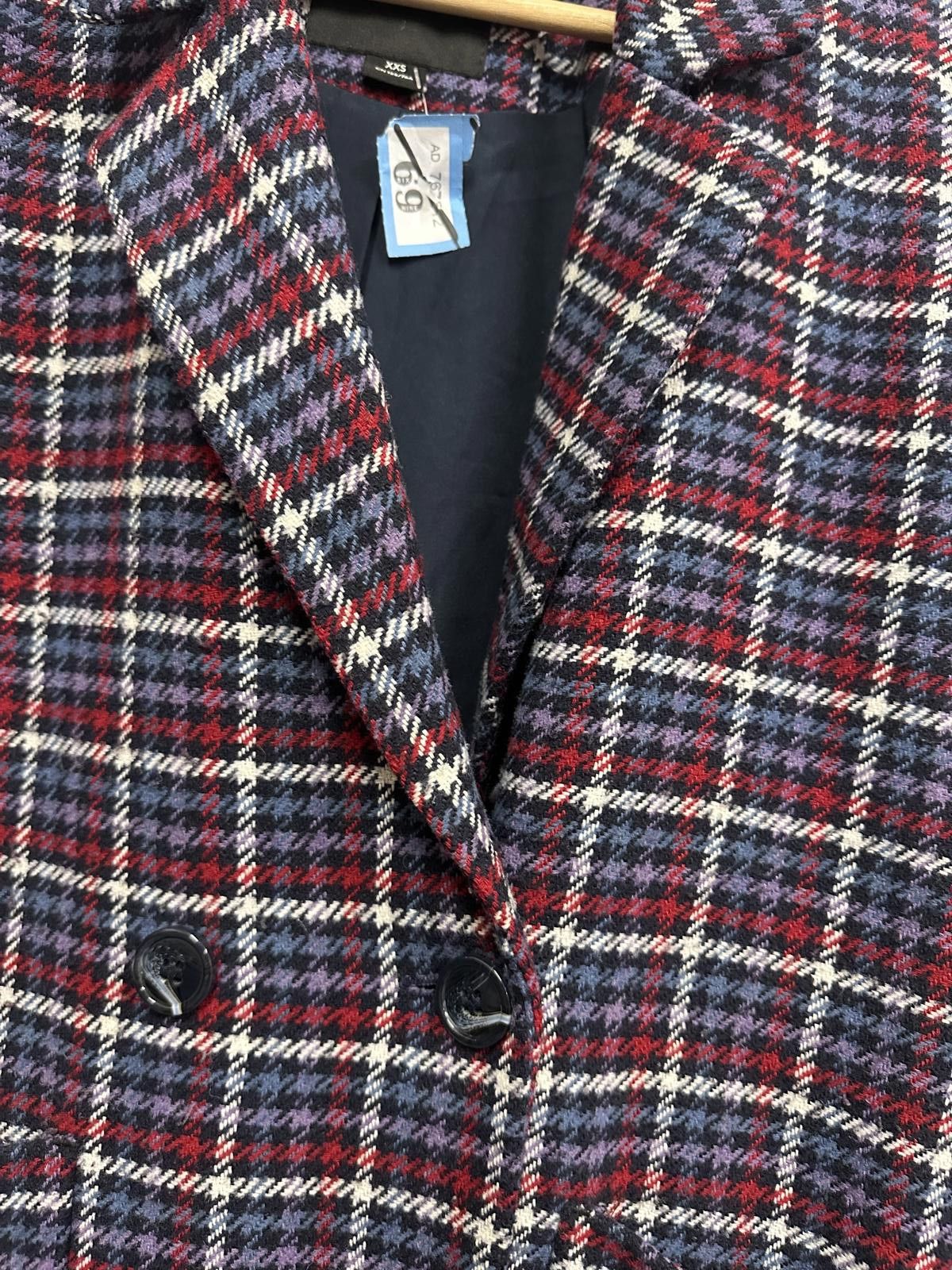 Christian Dior Monsieur Monki Women's Checked Blazer Jacket XXS Size XXS / US 00 / IT 34 - 3 Thumbnail