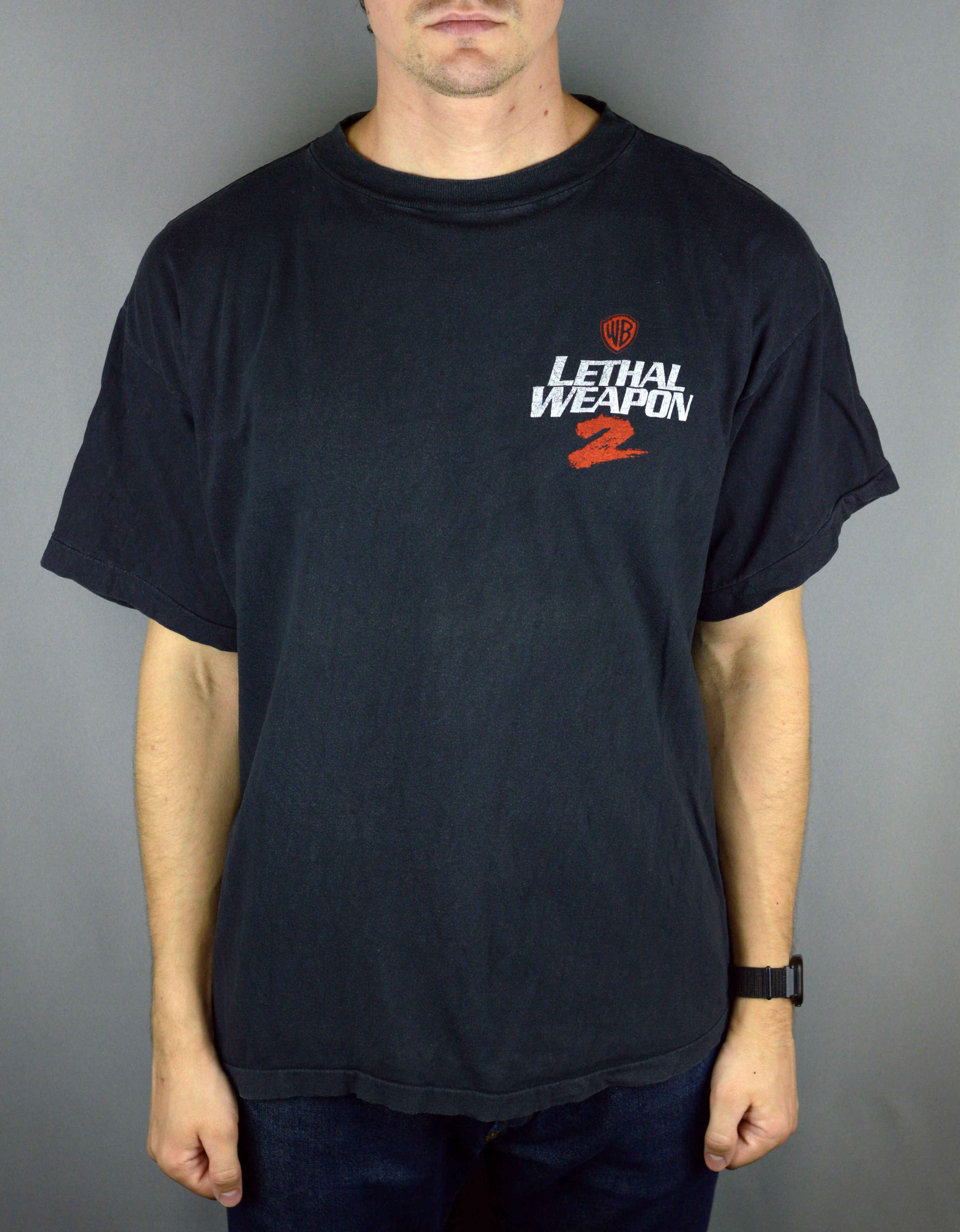 Vintage Vintage Lethal Weapon 2 1989 t shirt Size US L / EU 52-54 / 3 - 2 Thumbnail