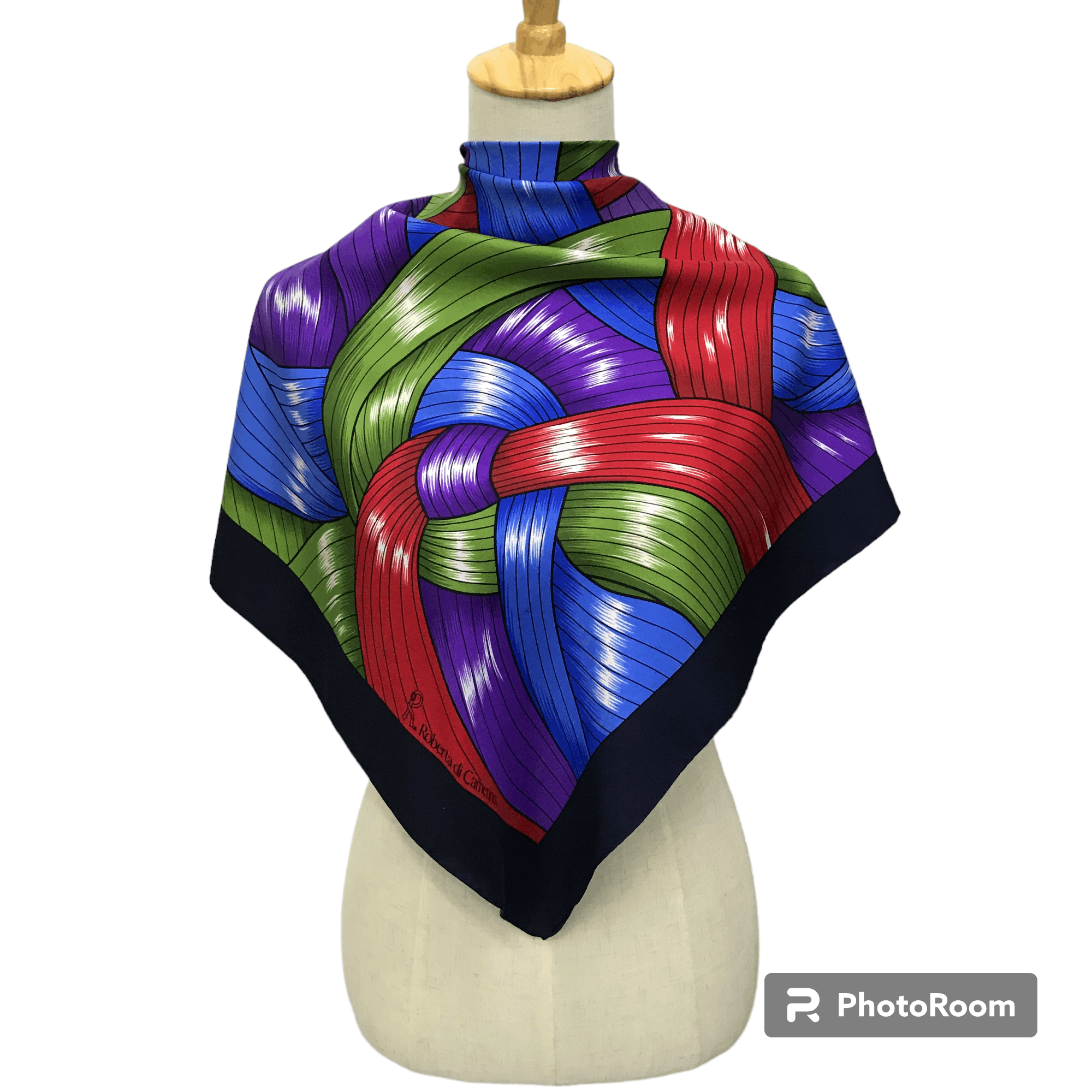 Roberta di Camerino Roberta Di Camerino Silk Scarf M105 Size ONE SIZE - 1 Thumbnail