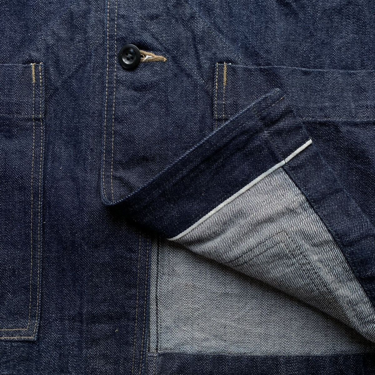 Japanese Brand MHL x Canton Overalls Selvedge Denim Chore Jacket Size US M / EU 48-50 / 2 - 5 Thumbnail