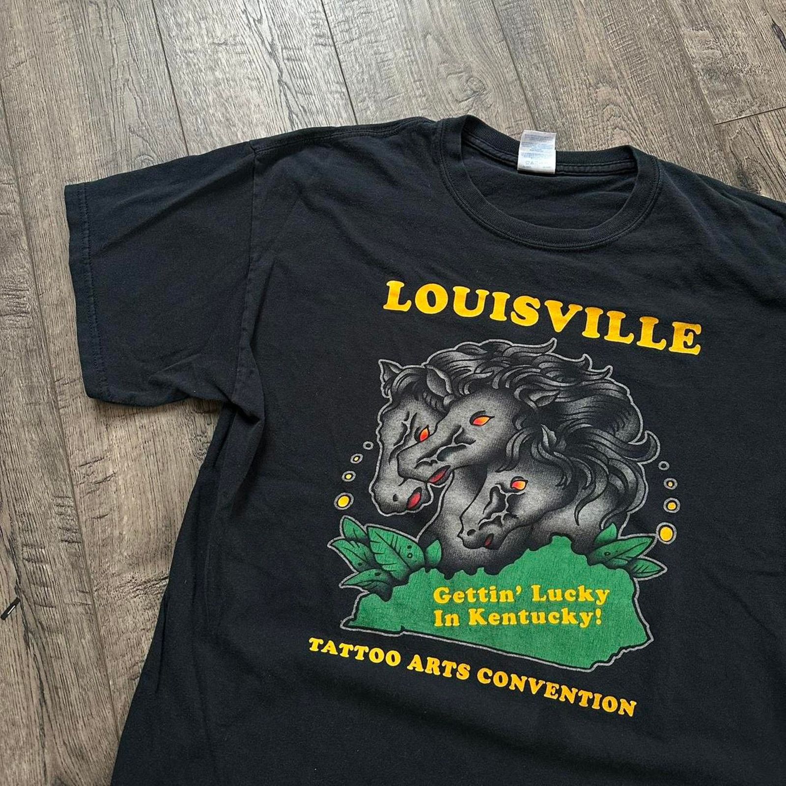 Vintage Vintage 00s Louisville Kentucky Tattoo Convention Shirt Size US L / EU 52-54 / 3 - 2 Thumbnail