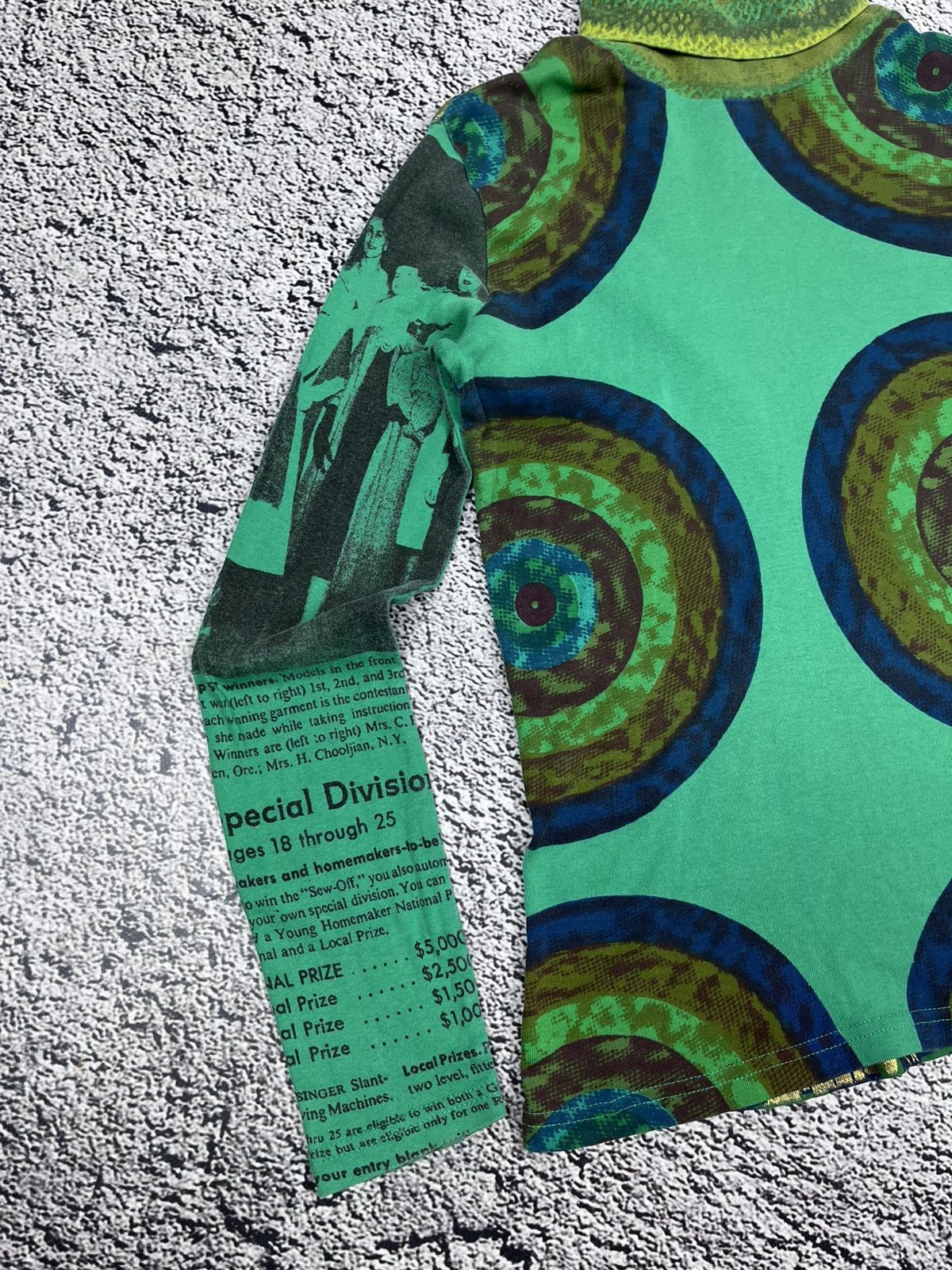 Desigual Vintage Gaultier Style Desigual printed turtleneck size M Size M / US 6-8 / IT 42-44 - 2 Thumbnail