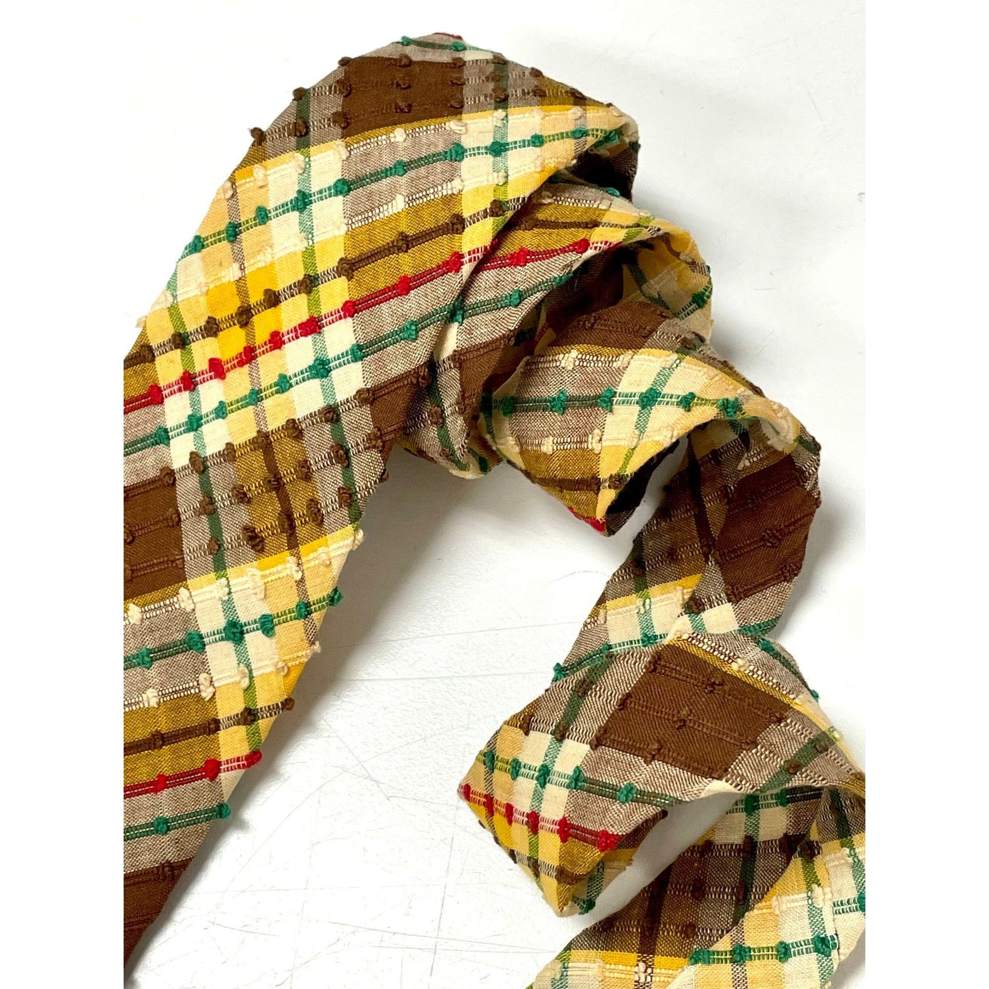 Other Vtg Wembley ROCKABILLY SWING Tie NUBBY Textured Necktie Size ONE SIZE - 3 Thumbnail