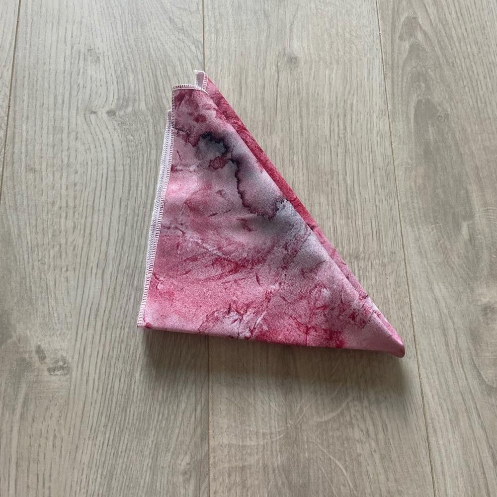 Designer Pink Watercolor Mark Dog Bandana Size ONE SIZE - 3 Thumbnail