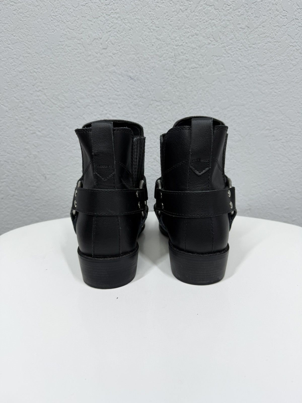 If Six Was Nine Vintage Italian AS 98 Rick Owens Style Leather Cowboy Boots Size US 9 / EU 42 - 5 Thumbnail