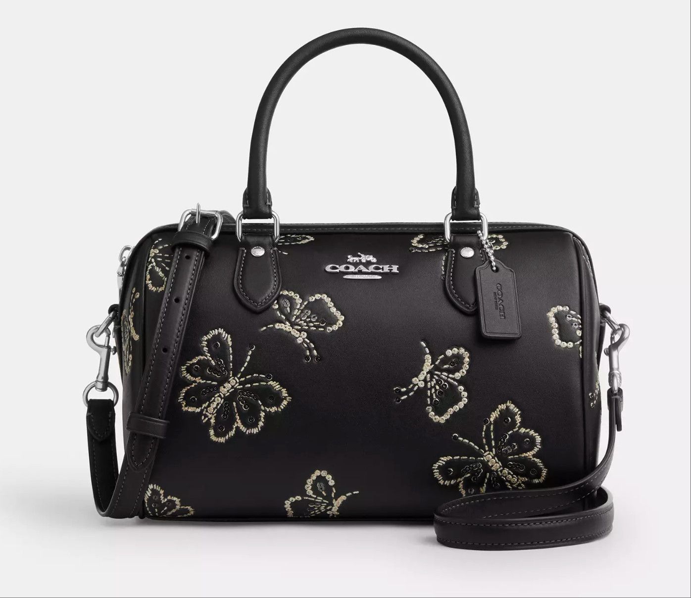 Coach Nwt Coach Rowan Satchel Bag With Butterfly Print CCK88 Size ONE SIZE - 7 Thumbnail