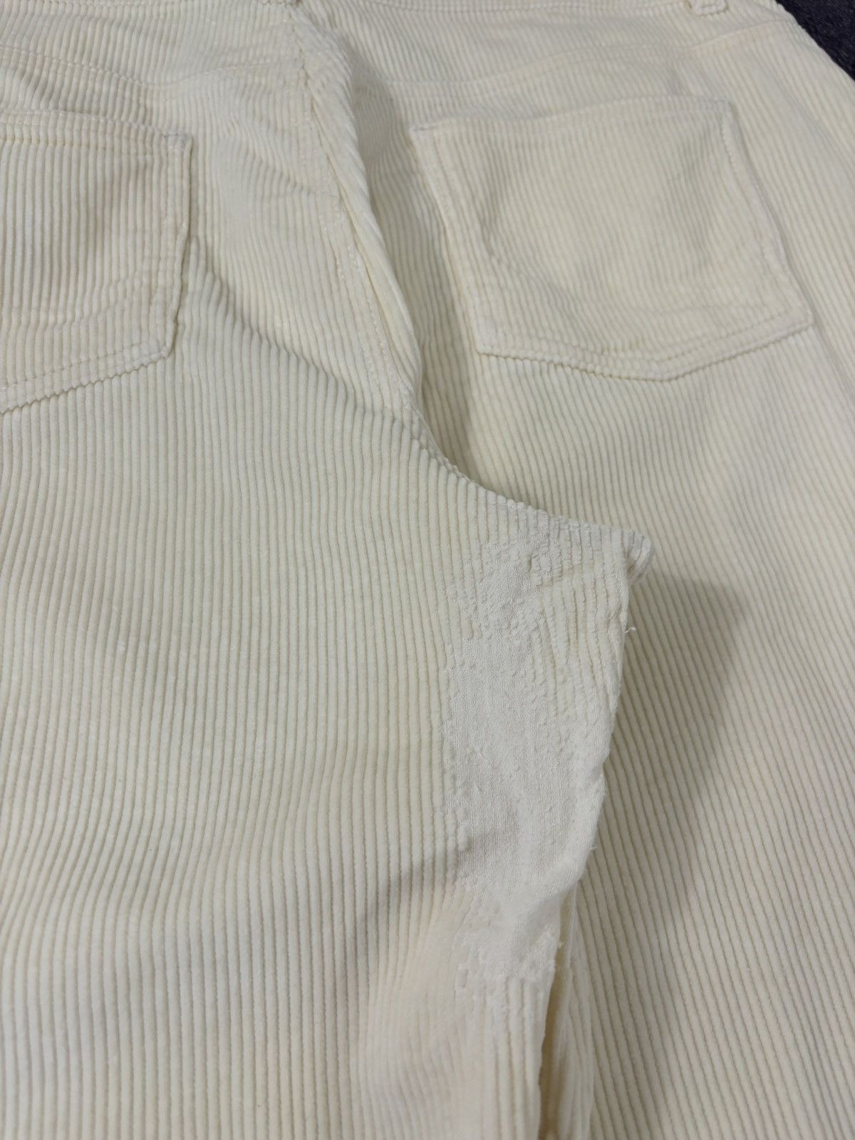 Sezane Sezane Women’s Cream Corduroy Velvet Wide Leg Pants Trousers Size 32" / US 10 / IT 46 - 21 Thumbnail