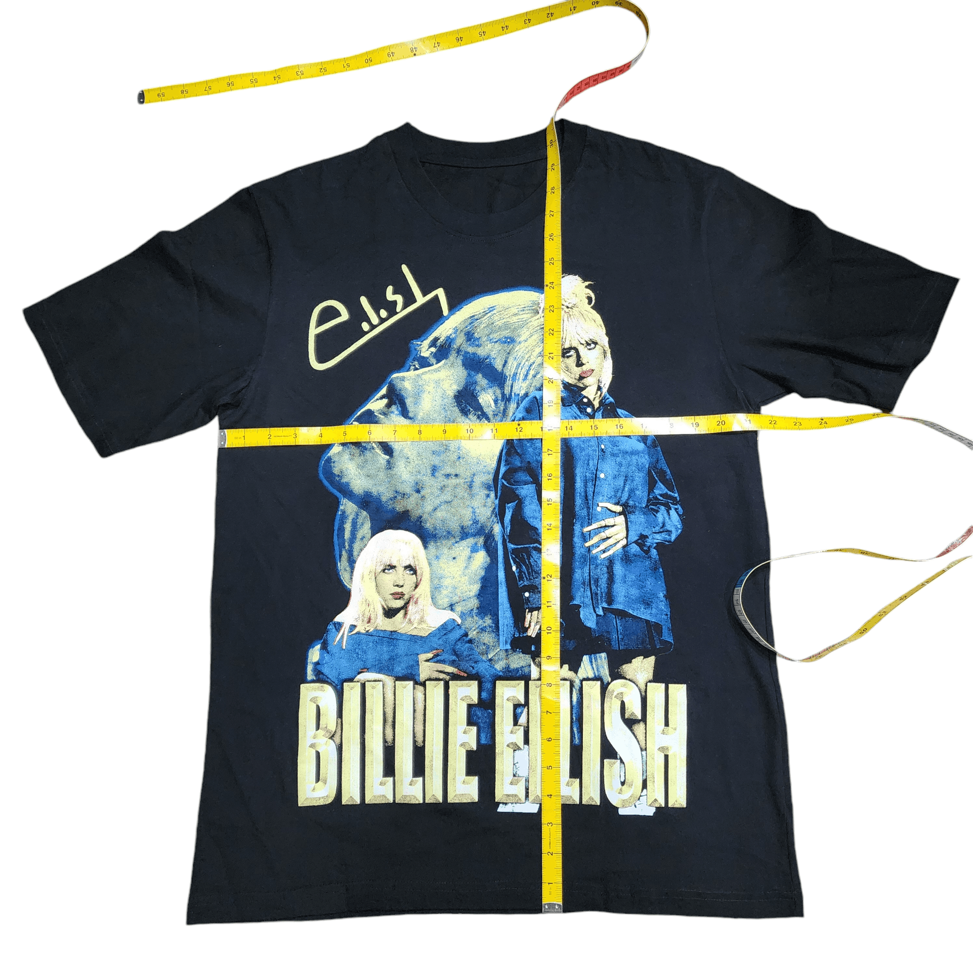 Band Tees 🎤 Billie Eilish Happier than ever Shirt , Limited tees Size US XL / EU 56 / 4 - 9 Thumbnail